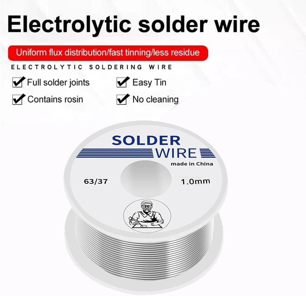 60W Auto Feed Soldering Iron Kit with Fast Heating & Ceramic Thermostatic Design - Includes Solder Wire, Stand & Accessories - Perfect for Electronics Repair, DIY Projects & Home Improvement