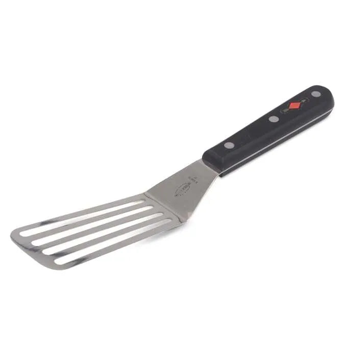 F. Dick Small Slotted Stainless Steel Turner Spatula - Professional Kitchen Utensil for Flipping Pancakes, Burgers & Eggs - Ideal for Home Cooking & Restaurant Use