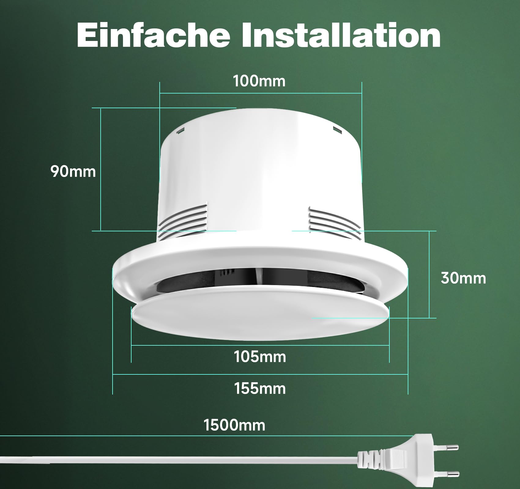 SBONNI 100mm Extractor Fan - Ultra Quiet Bathroom Exhaust Fan with Remote Control, 2 Speed Settings & Dual Airflow Directions - Memory Function, Ceiling/Wall Mount for Bathroom, Kitchen, Toilet - Perfect for Home Ventilation & Odor Removal