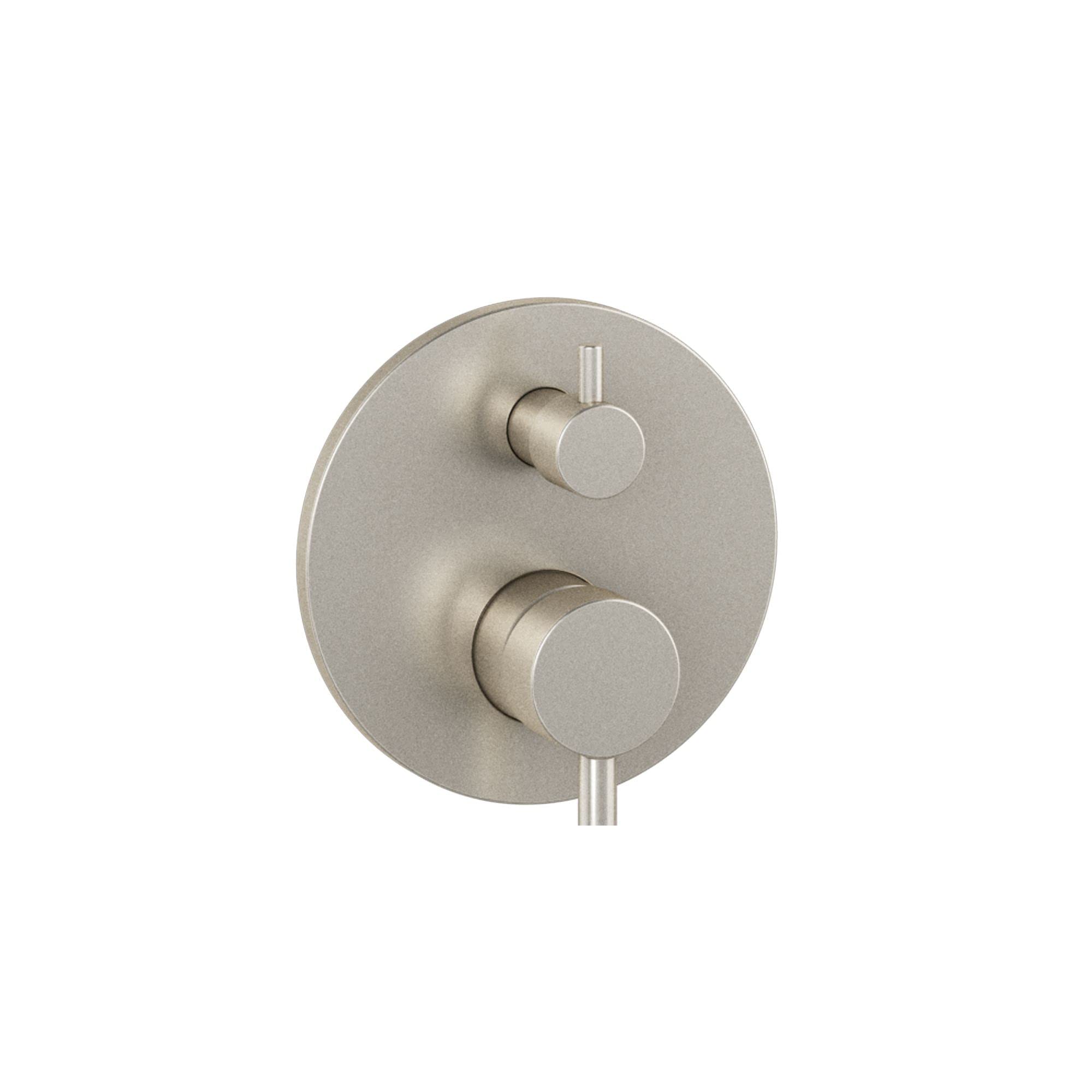 PULSE ShowerSpas 3006-BN Brushed Nickel Shower System Combo - 1.8 GPM Low Flow Water Saving Showerhead with Handheld Sprayer - Perfect for Bathroom Renovation & Modern Home Spa Experience