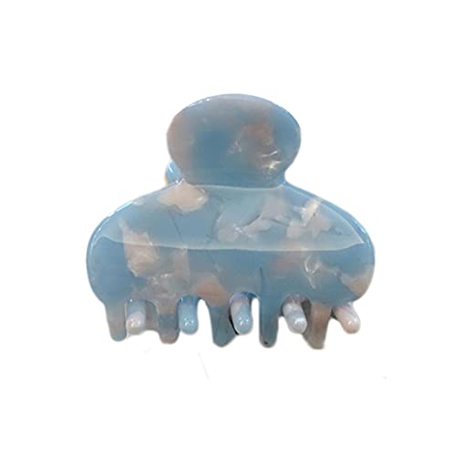 Elegant Hair Claw Clip for Women & Girls - Durable Sky Blue Hair Clamp for Banquet, Party, Wedding & Everyday Use