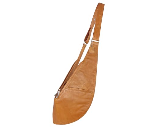 Cognac Genuine Leather