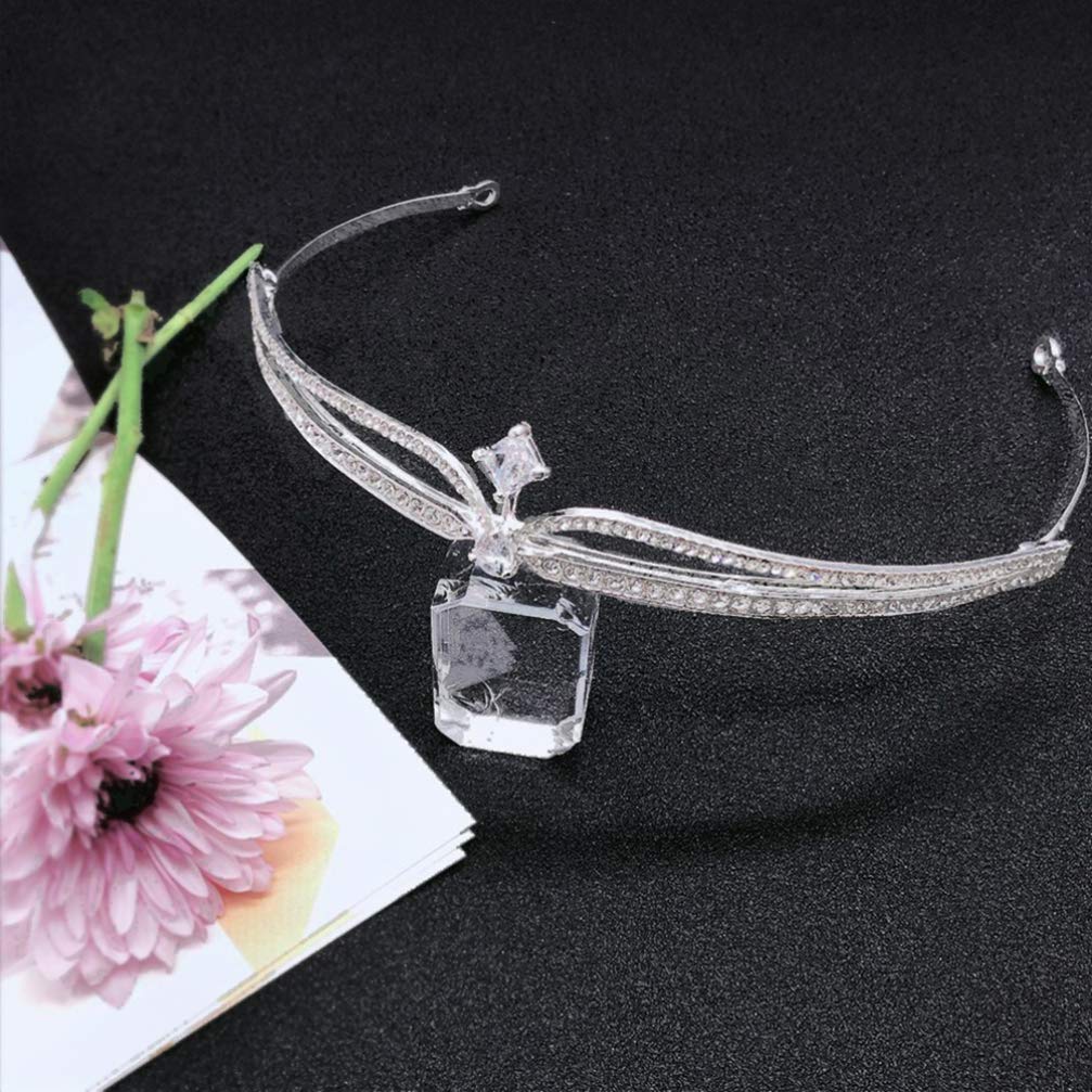 Sparkling Rhinestone Tiara for Women - Elegant Crystal Bridal Crown for Wedding, Prom, Party | Perfect for Brides, Pageants & Special Occasions
