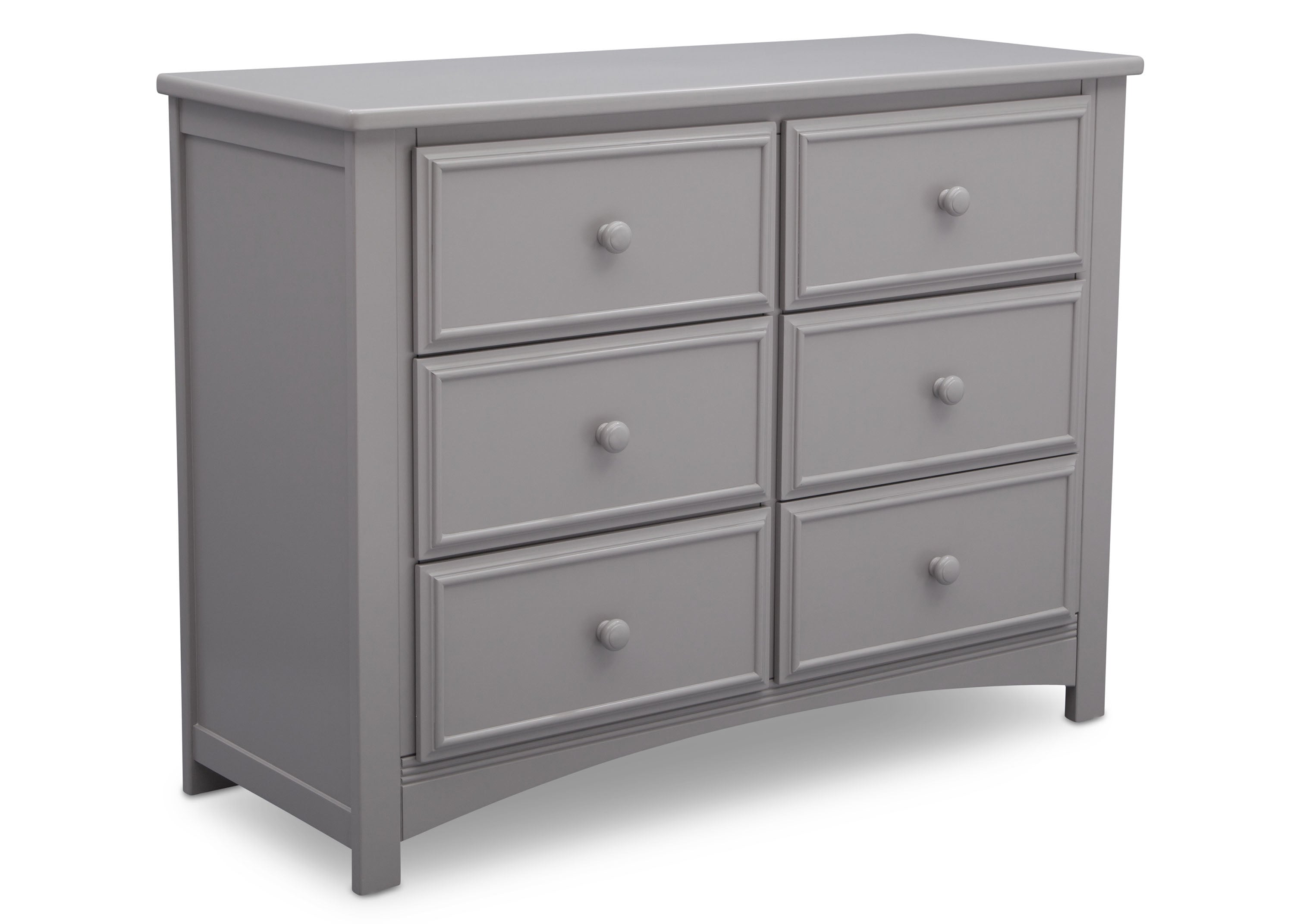 Summit 6-Drawer Solid Wood Dresser with Interlocking Drawers - Perfect for Bedroom Storage & Organization