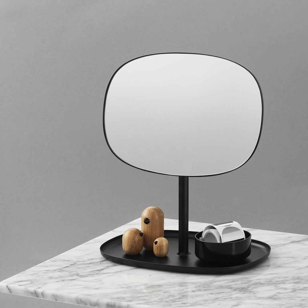 2-Pack Flip Mirror for Makeup & Travel - Portable 360° Rotating Vanity Mirror with Stand for Home, Salon, and On-the-Go Use