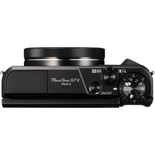 Canon PowerShot G7 X Mark II Digital Camera with 32GB SDHC Memory Card - 4K Video, 20.1MP, Wi-Fi & NFC | Perfect for Travel Photography, Vlogging & Street Shooting