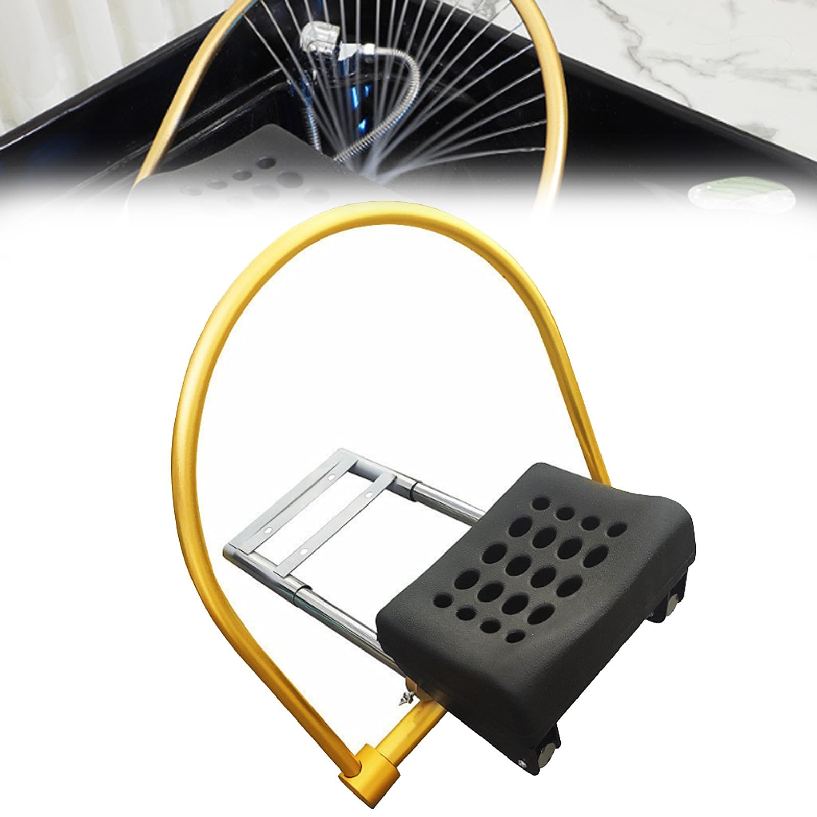 Professional Water Circulation Rack for Salon Head Spa - Durable Shampoo Bed Accessories & Hair Treatment Fumigation Equipment - Perfect for Shampoo Sinks, Spa Beds & Salon Hair Care Treatments (Home & Commercial Use)