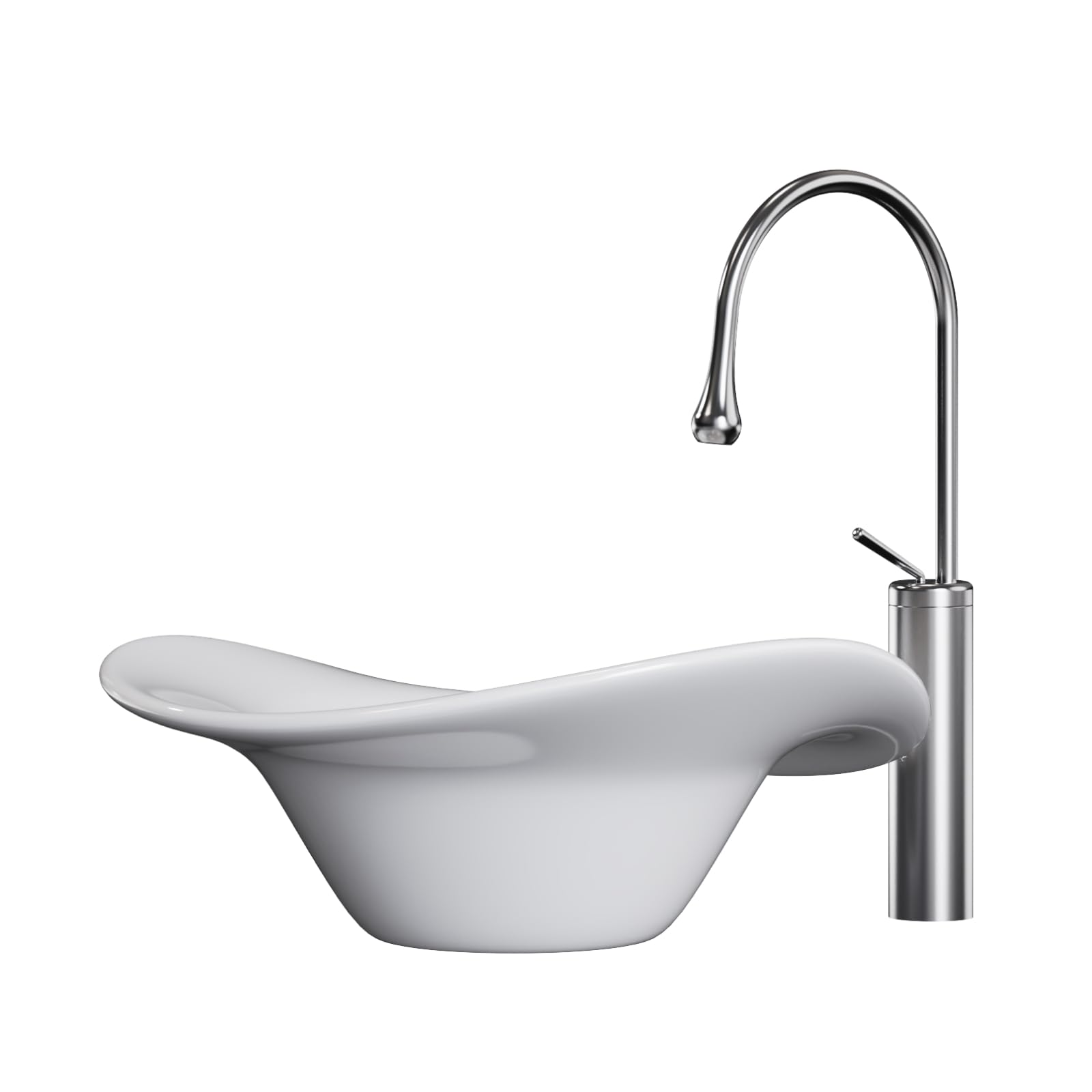 ELLAI Modern Ceramic Bathroom Vessel Sink - 20