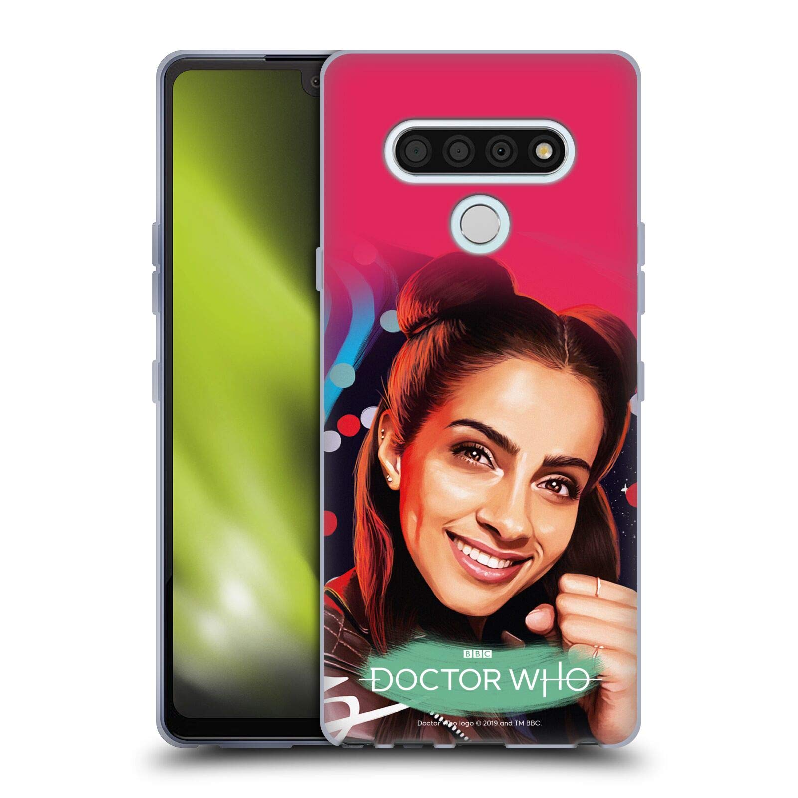 Doctor Who Yasmin Yaz Season 11 Soft Gel Case for LG Stylo 6 - Officially Licensed Phone Cover by Head Case Designs, Perfect for Sci-Fi Fans & Collectors