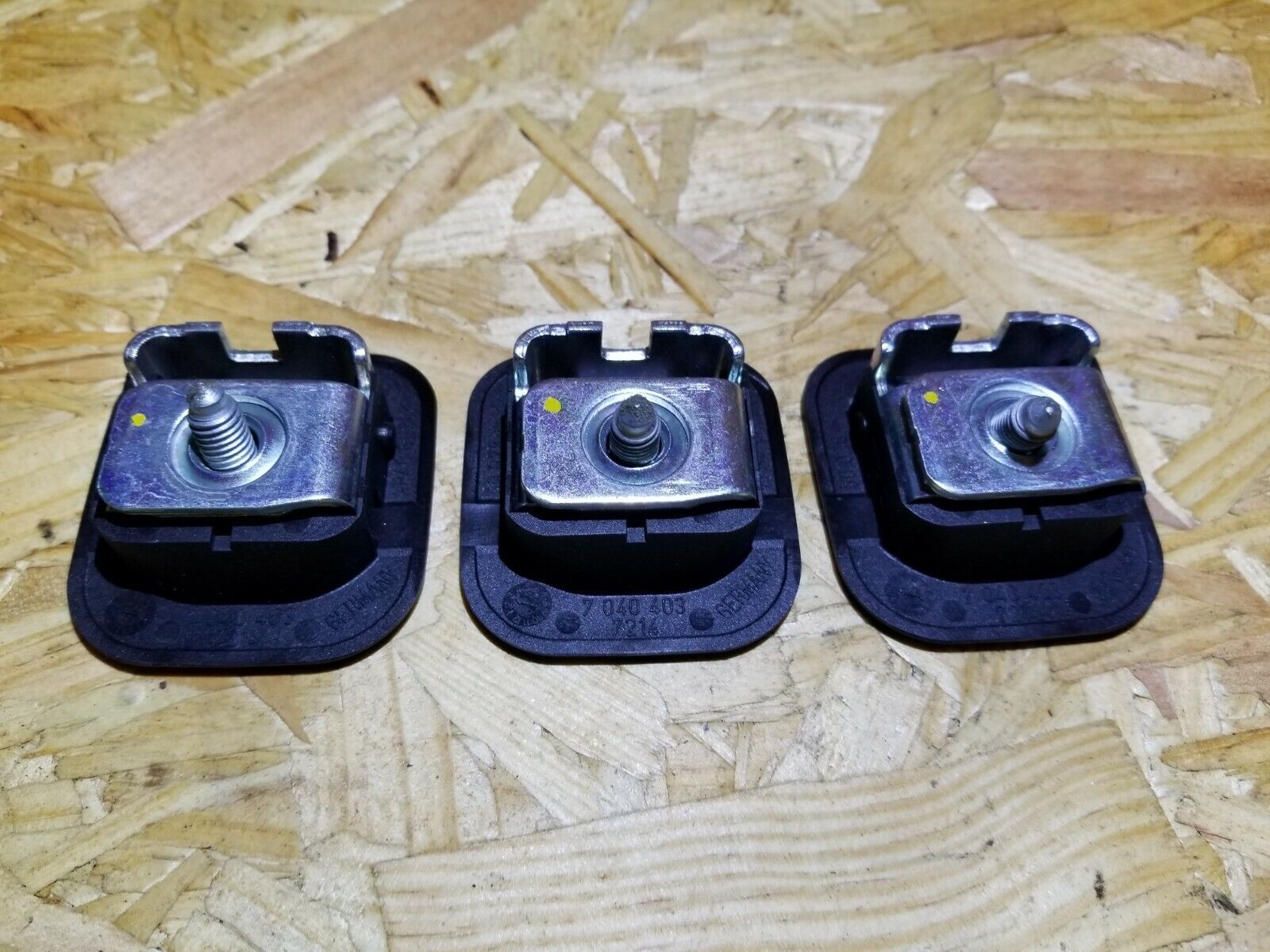 04 05 06 07 BMW 530xi E60 Trunk Cargo Hook 3pcs OEM - Premium Car Accessories for Secure Luggage Storage & Organization in Your BMW Sedan
