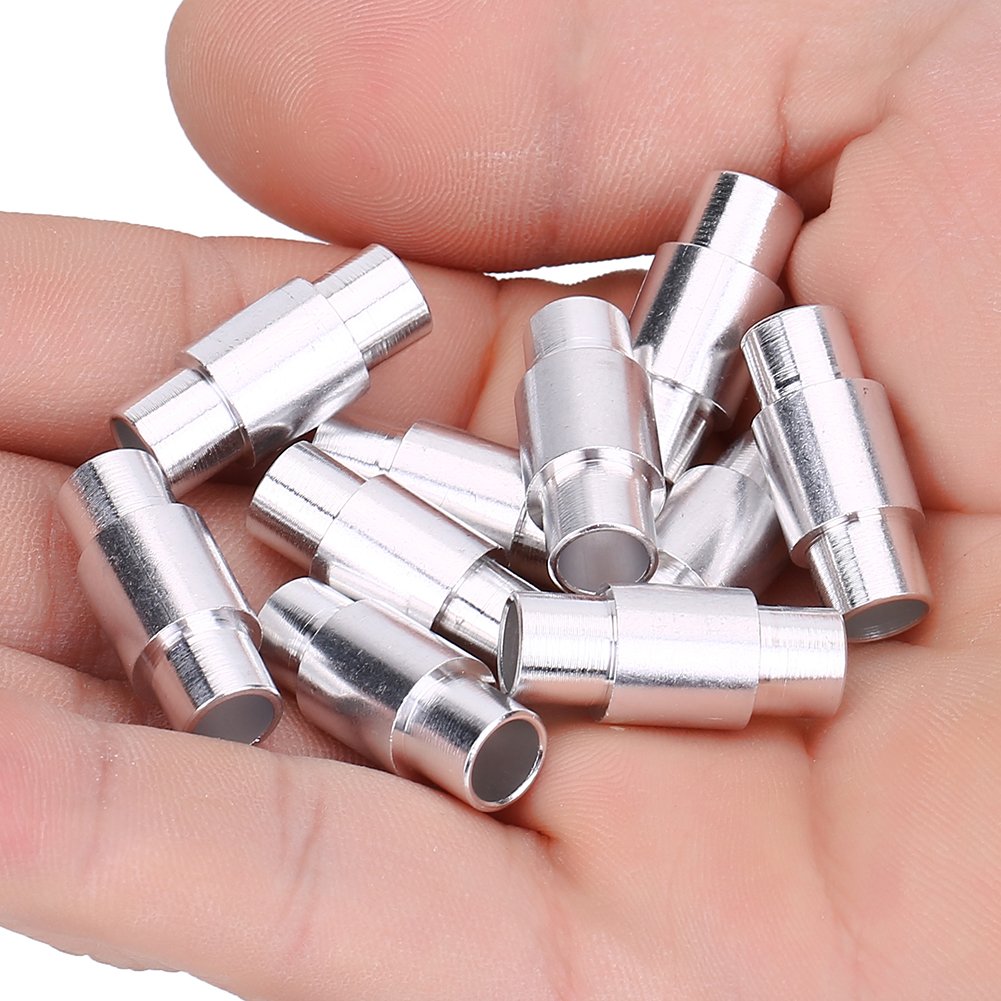 10Pcs Aluminum Wheel Bearing Spacers for Skateboards - 8mm & 6mm Axle Fit - High-Speed Inline Skating & Longboard Spacers - Perfect for Smooth Rides & Precision Performance