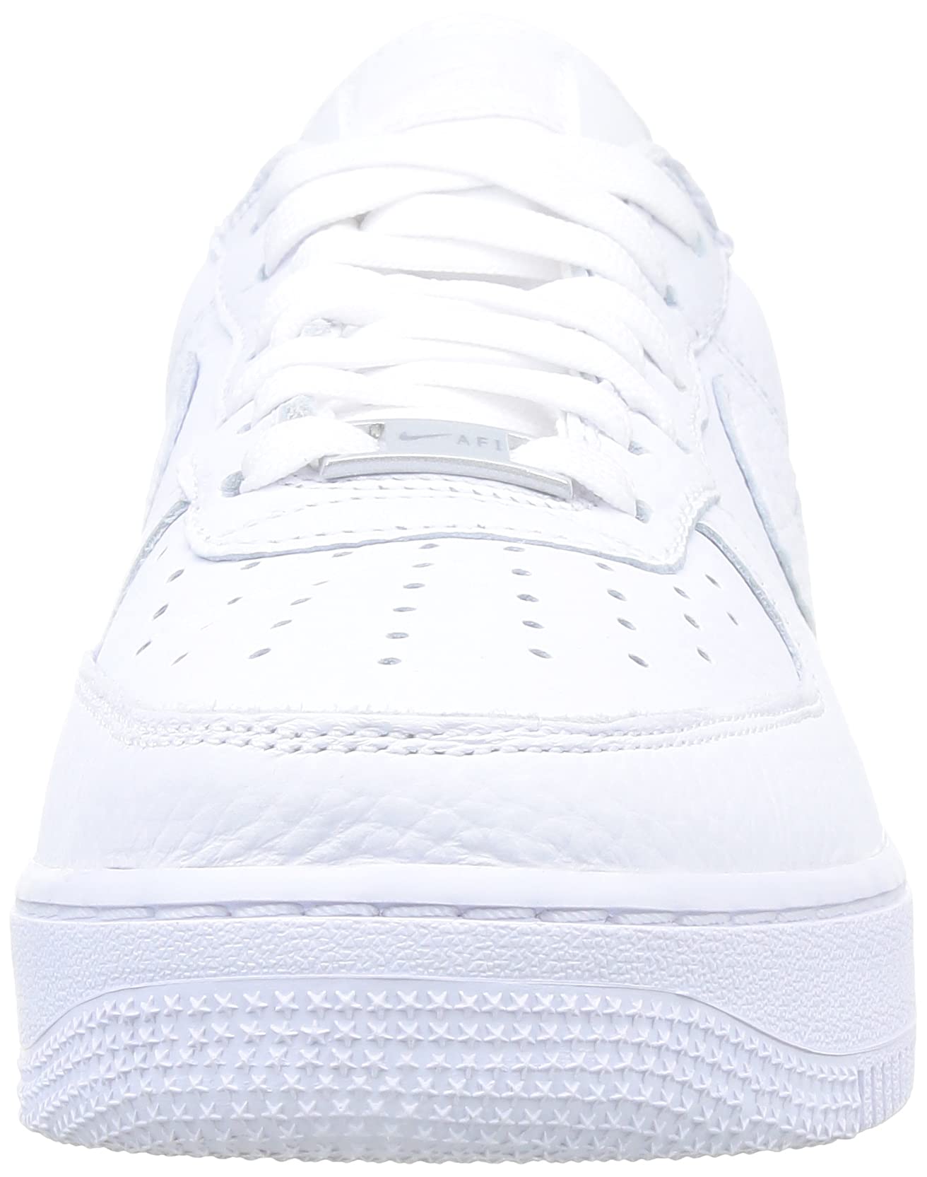 Nike Men's Air Force 1 Low Supreme Mini Box Logo White Sneakers - Streetwear Fashion & Casual Wear for Everyday Style