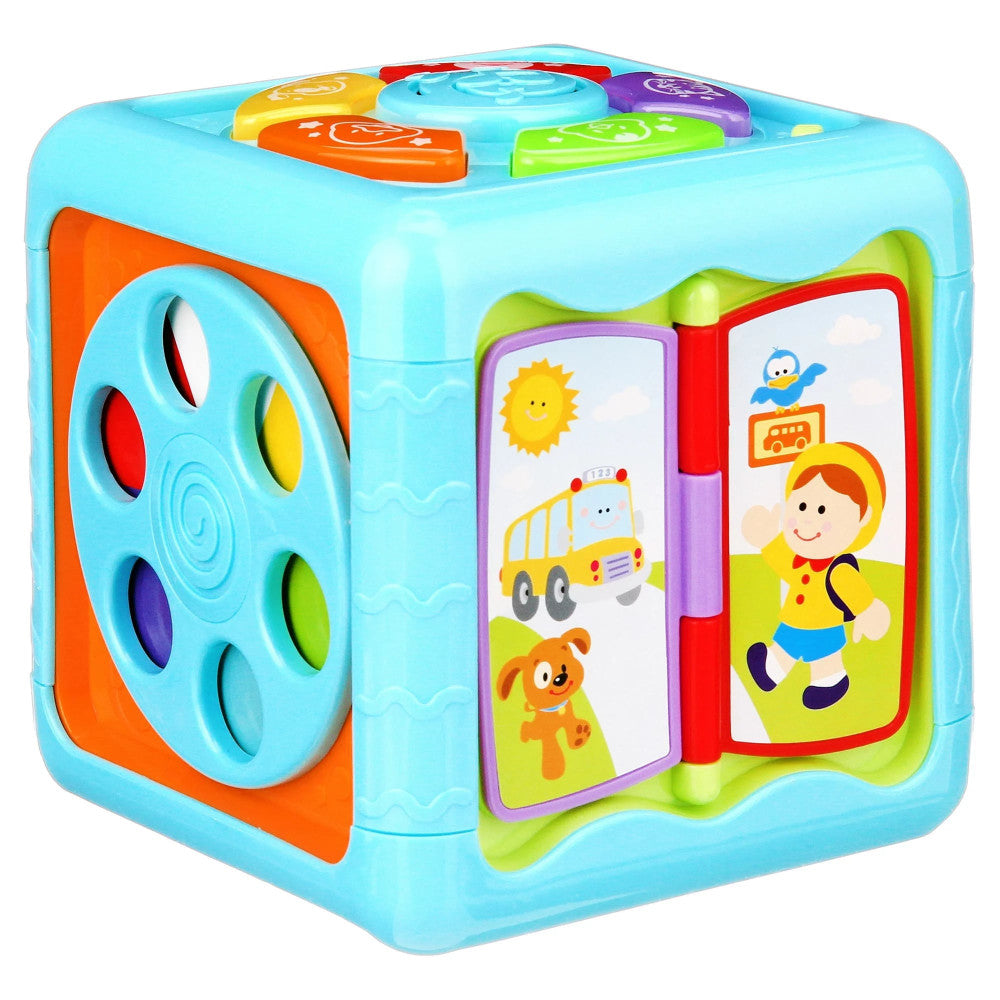 Brilliant Beginnings Baby Activity Cube with Lights & Sounds - Interactive Learning Toy for Toddlers 1-3 Years - Perfect for Early Childhood Development & Sensory Play