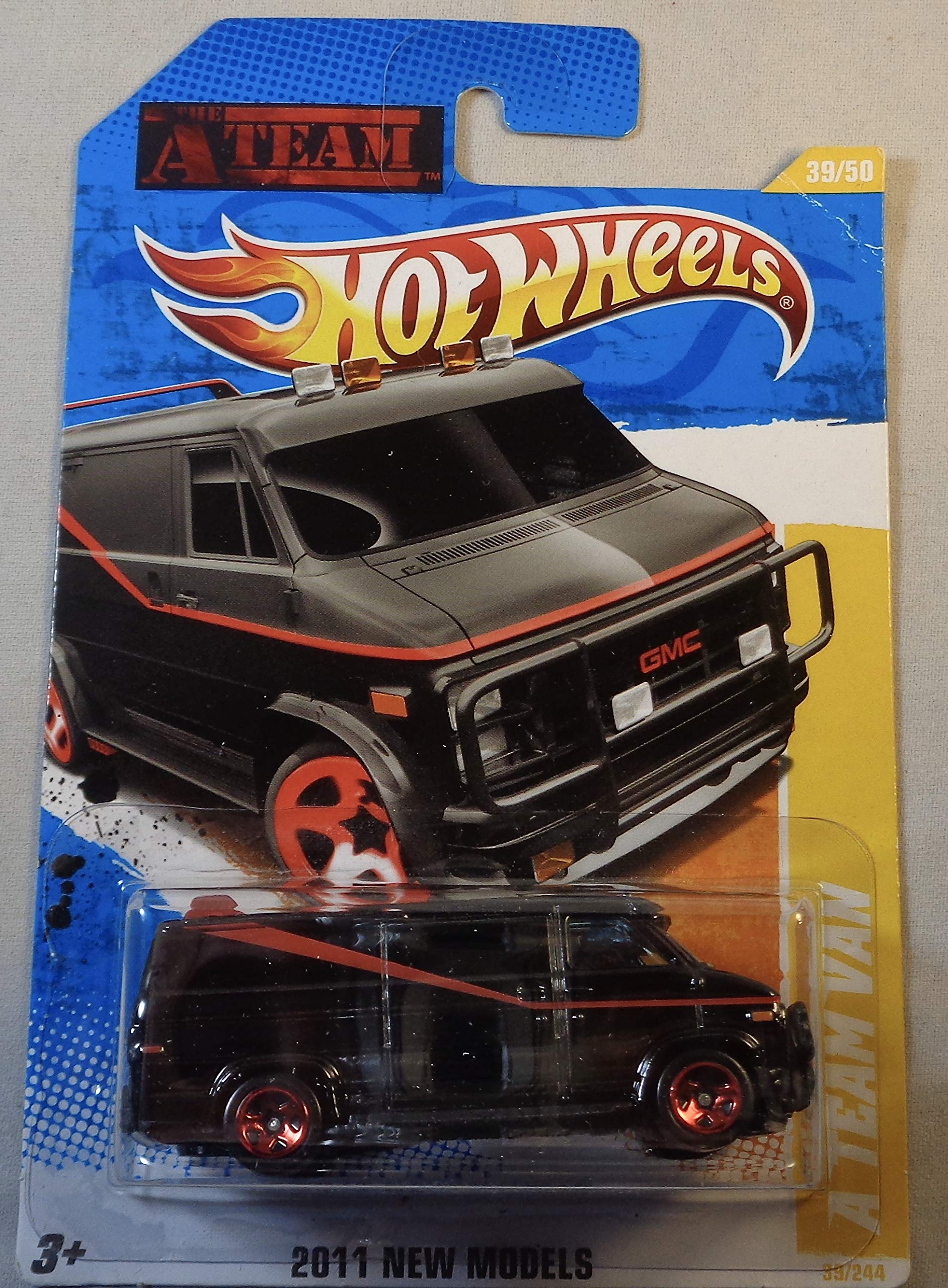 Hot Wheels 2011 A Team Van Black #39/244 - Diecast Collectible Car for Kids & Adults - Perfect for Display, Play & Gifts