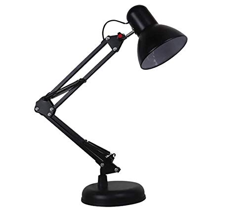 XLEVE Adjustable Metal Desk Lamp with Goose Neck - Eye-Caring LED Study Light for Office, Bedroom & Reading | Perfect for Home Office, Dorm Room & Nightstand Use