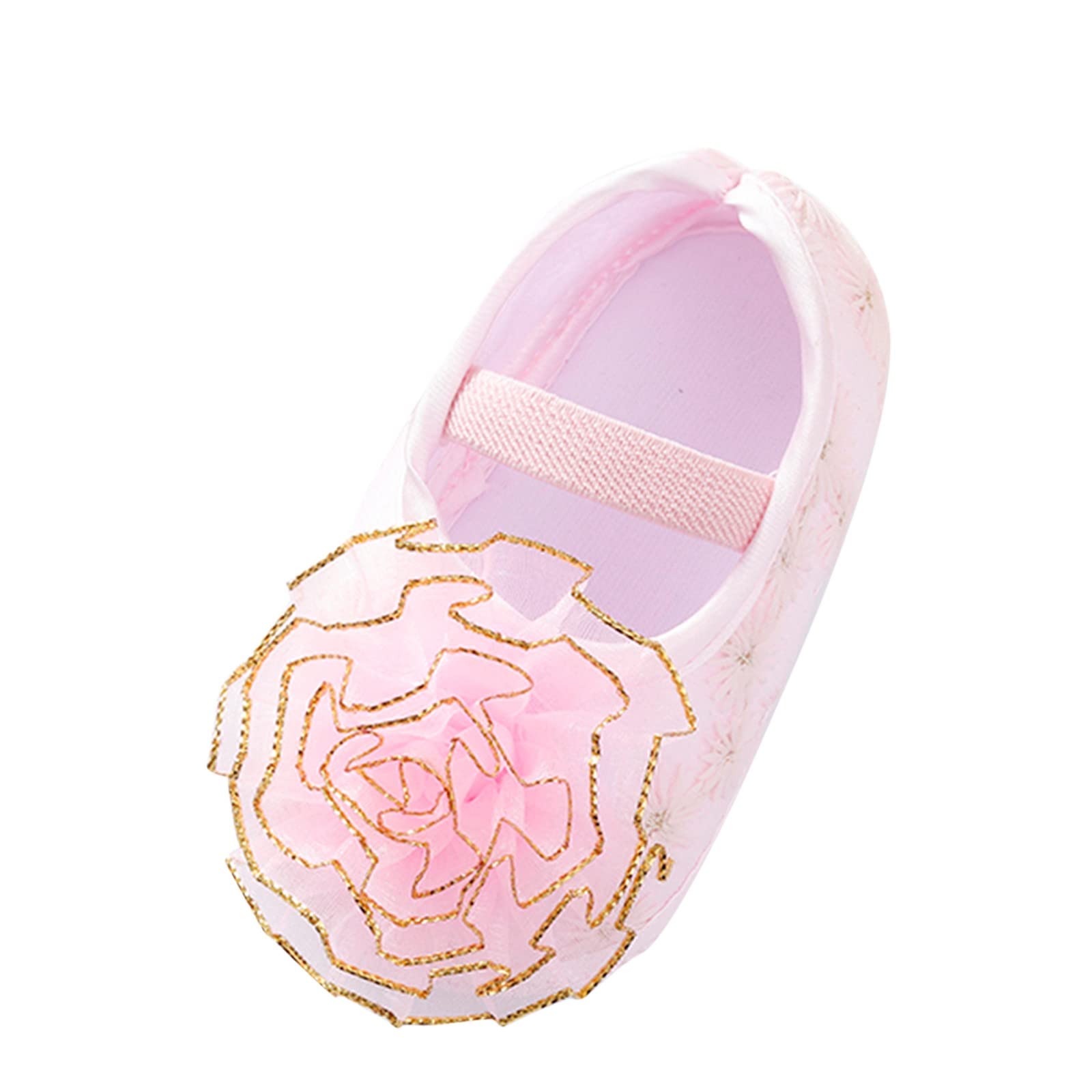 Pink Princess Baby Shoes - Soft Toddler Sneakers for Girls