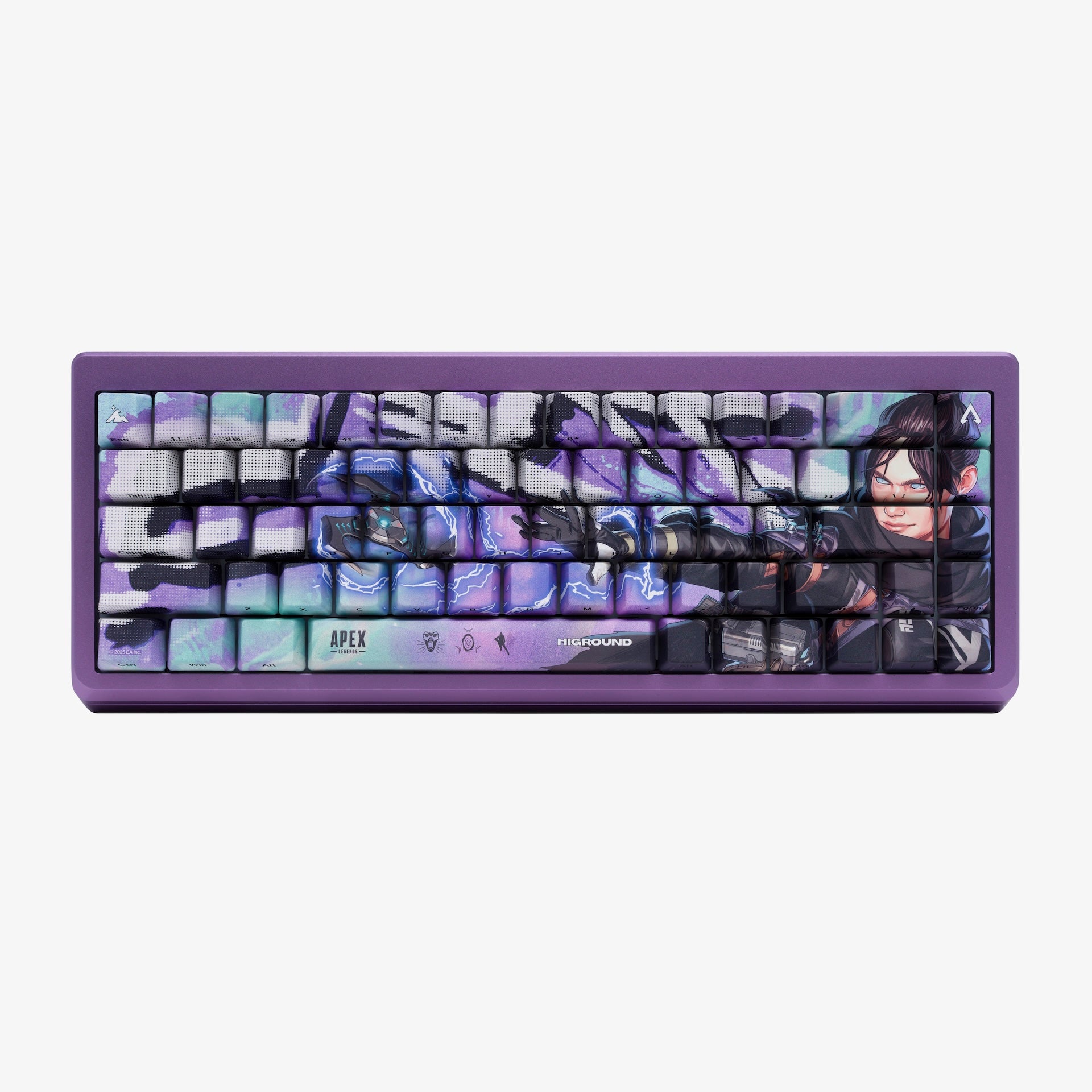 Apex Legends™ Higround Summit 65 Mechanical Gaming Keyboard - Wraith Edition | Fast Typing & Precision Gaming for Esports & PC Battlestations