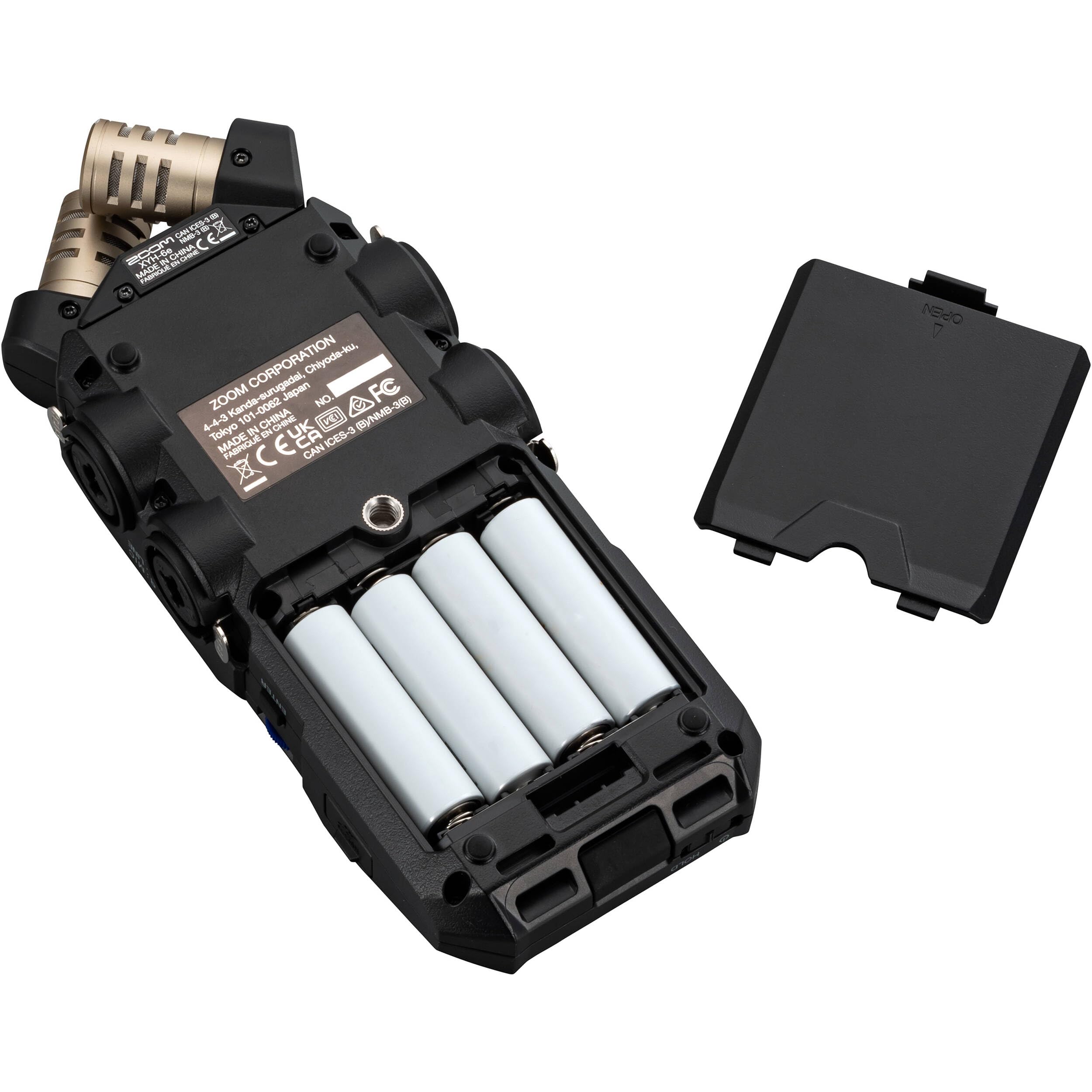 Zoom H6 Essential 6-Track 32-Bit Float Portable Audio Recorder with 32GB microSD Card & AA Batteries - Perfect for Podcasting, Field Recording & Music Production