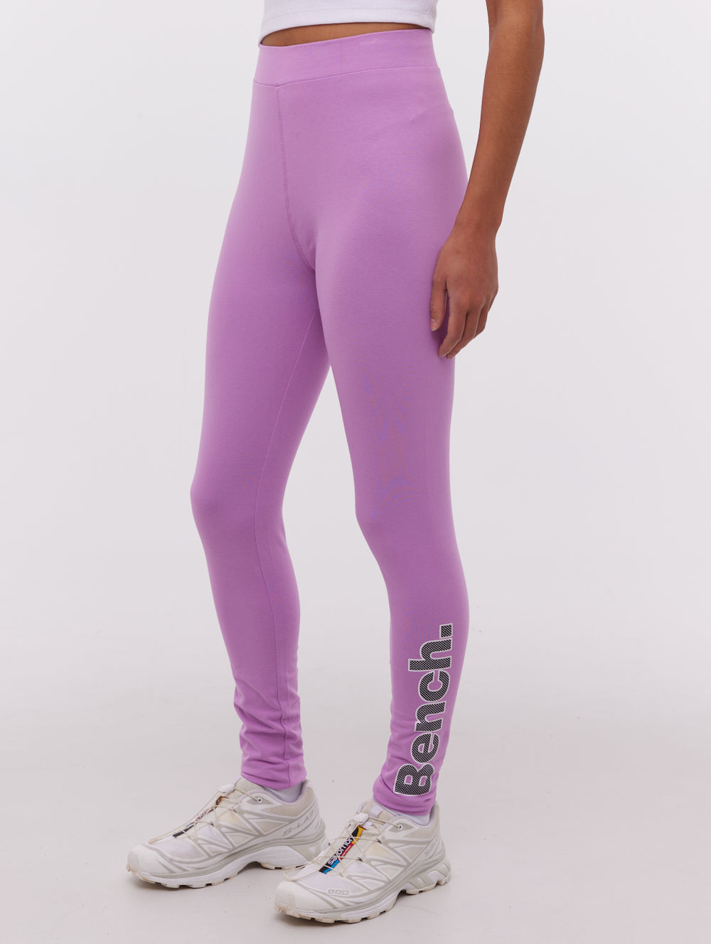 Elira High Waist Yoga Pants with Logo - Women's Workout Leggings for Running, Gym & Lounge Wear