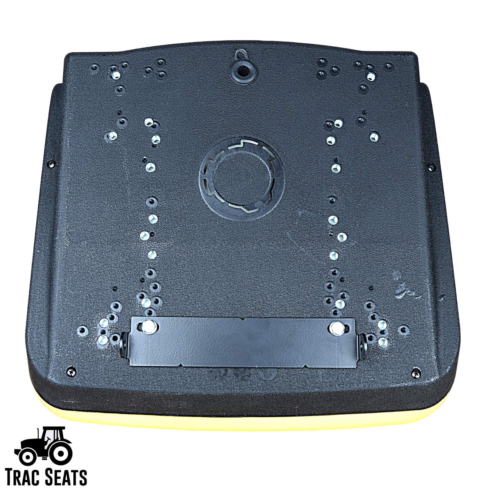 TRAC SEATS Yellow High Back Tractor Seat for John Deere 1023E 3025E 3032E 3038E 3203 Compact Tractors - Replacement Seat LVA14488 - Perfect for Farming, Landscaping & Outdoor Work