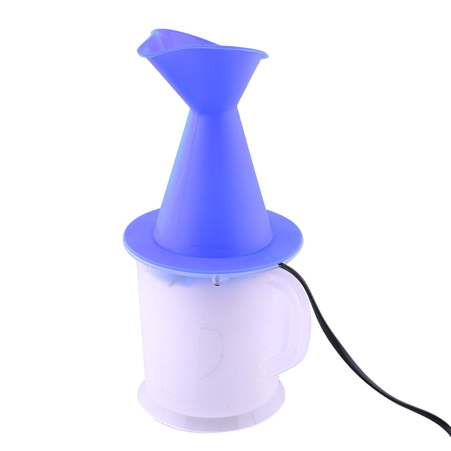 SNOWBIRD 3-in-1 Steam Vaporizer for Cough Relief & Nasal Congestion - Portable Personal Inhaler with Adjustable Nozzle (Blue) | Perfect for Cold, Flu, Allergy Season at Home, Office or Travel