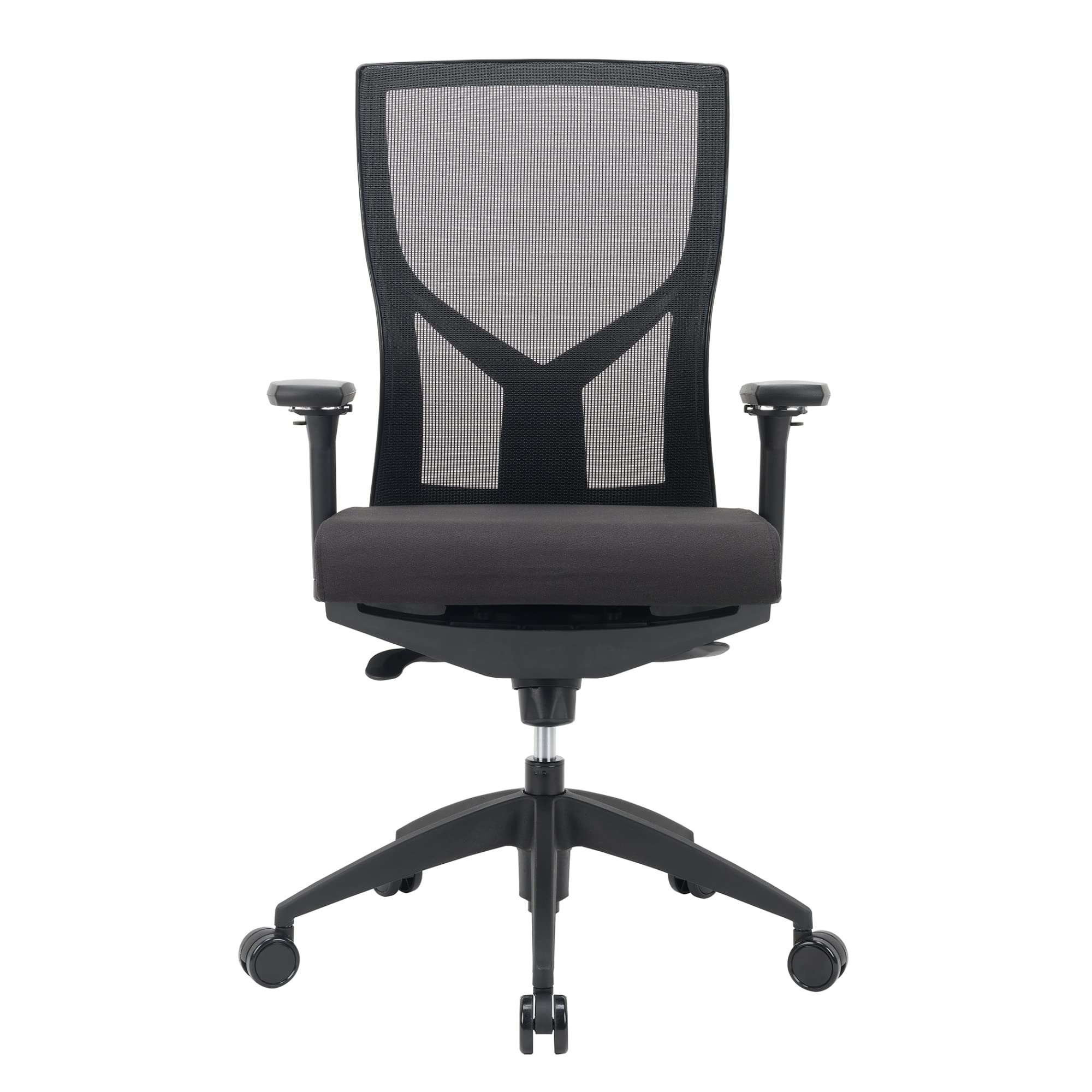 WorkPro® Oceanic Ergonomic High-Back Executive Office Chair with Breathable Mesh Fabric - Black - BIFMA Certified for Home & Business Workspaces