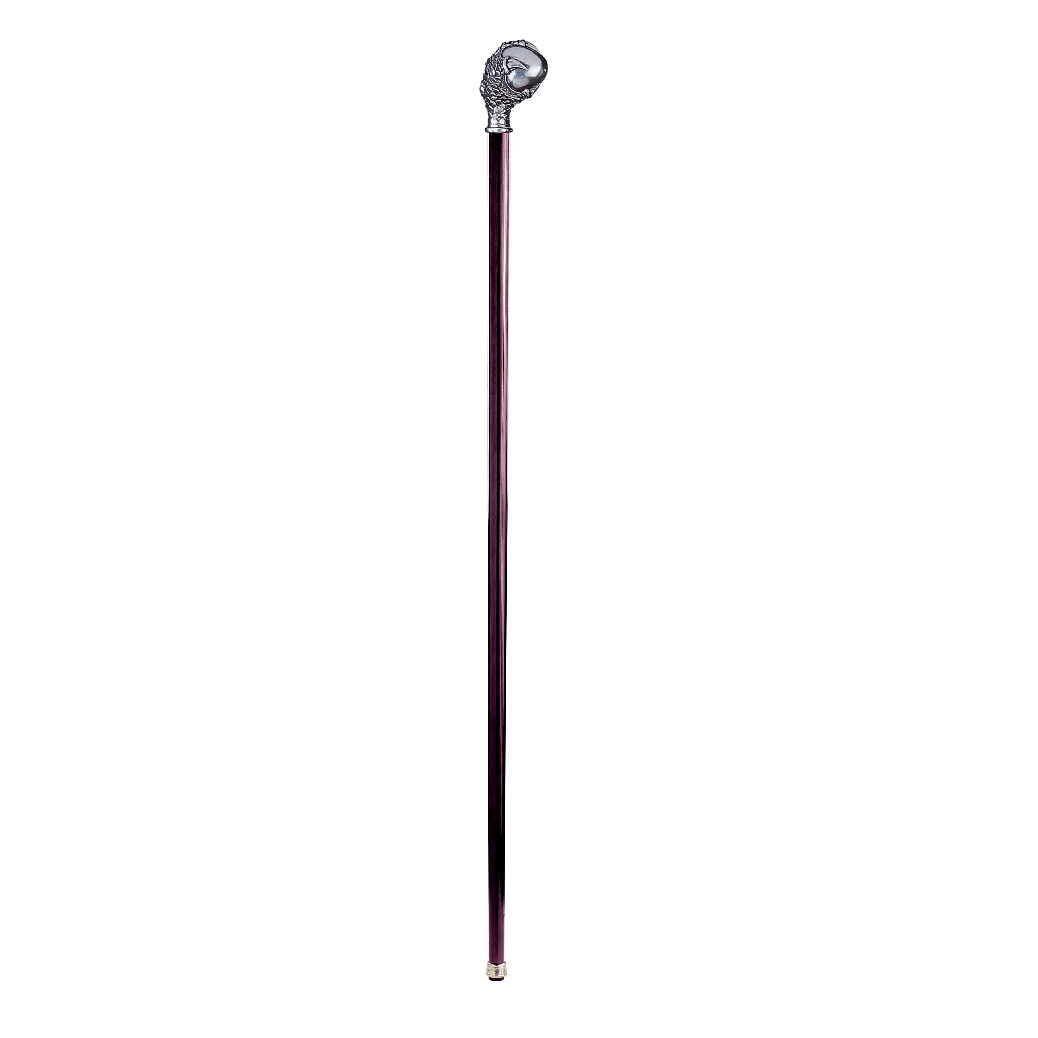 Design Toscano Pewter Walking Cane - Elegant & Durable Mobility Aid for Seniors & Hikers - Perfect for Outdoor Adventures & Everyday Support