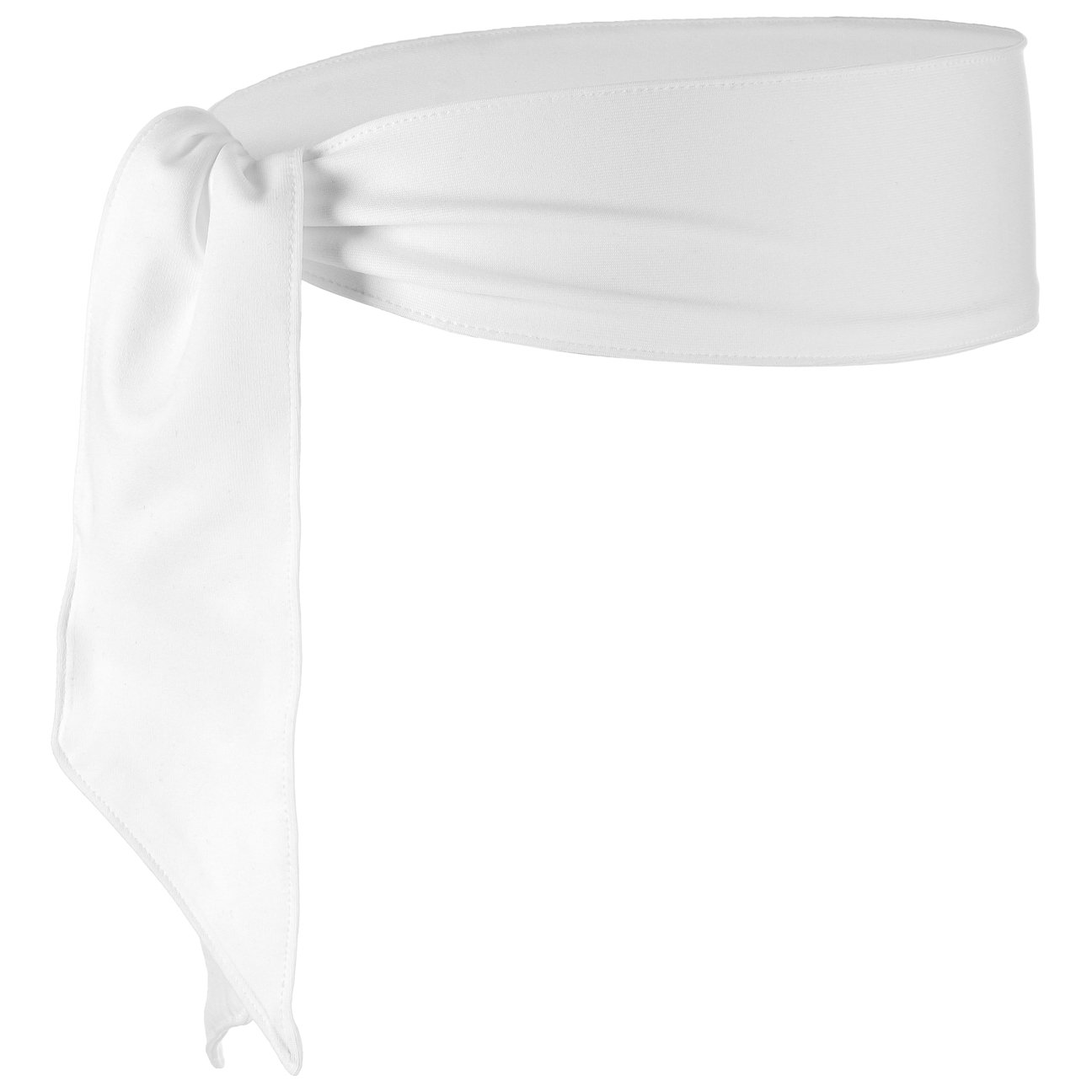 Nike Dri-Fit Head Tie 2.0 Sweatband for Women & Men - Moisture Wicking Sports Headband for Running, Workout, Yoga & Gym - White/Black, One Size Fits All