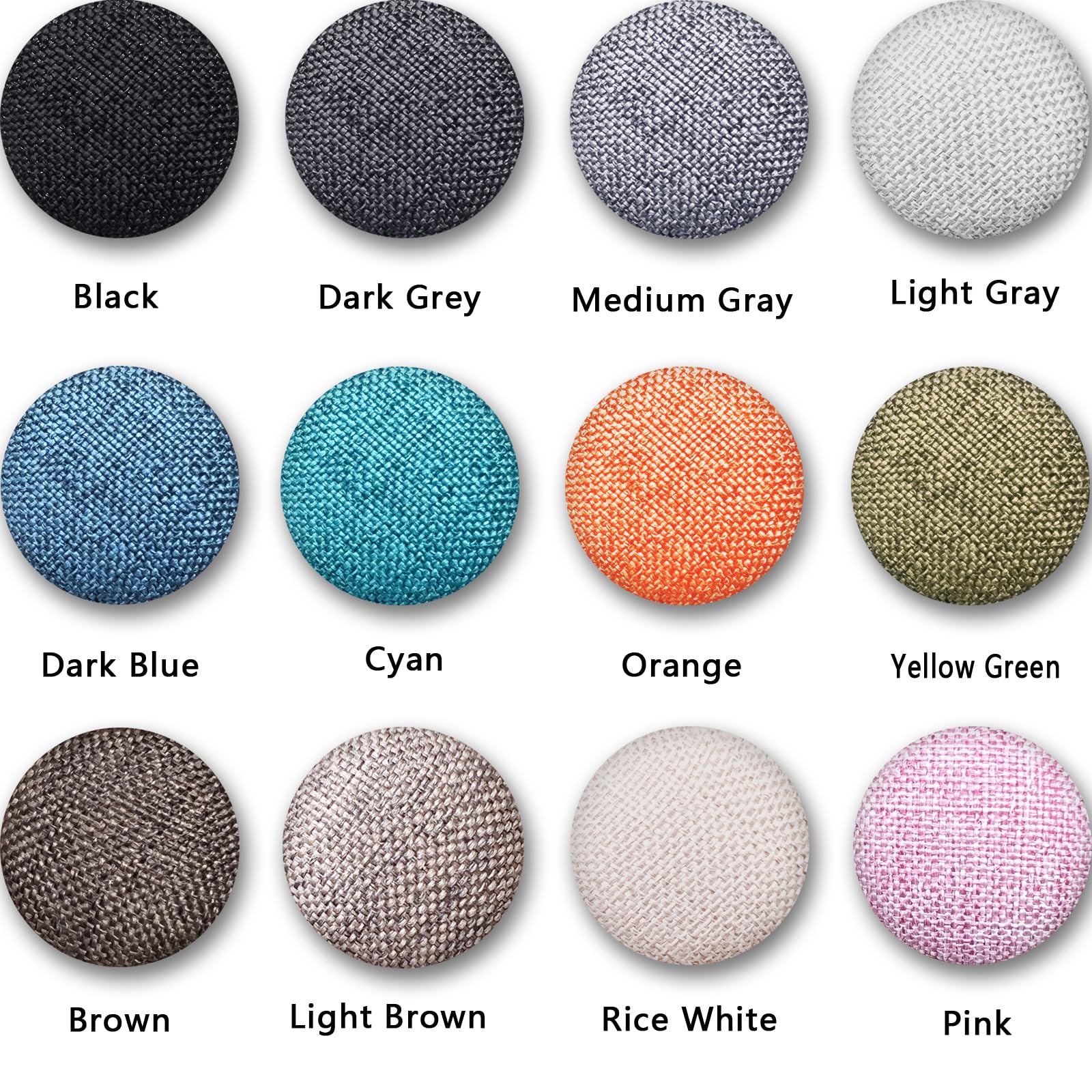 Twist Upholstery Pins for Slipcovers & Bed Skirts - 12 Pack Black - Secure Furniture Covers