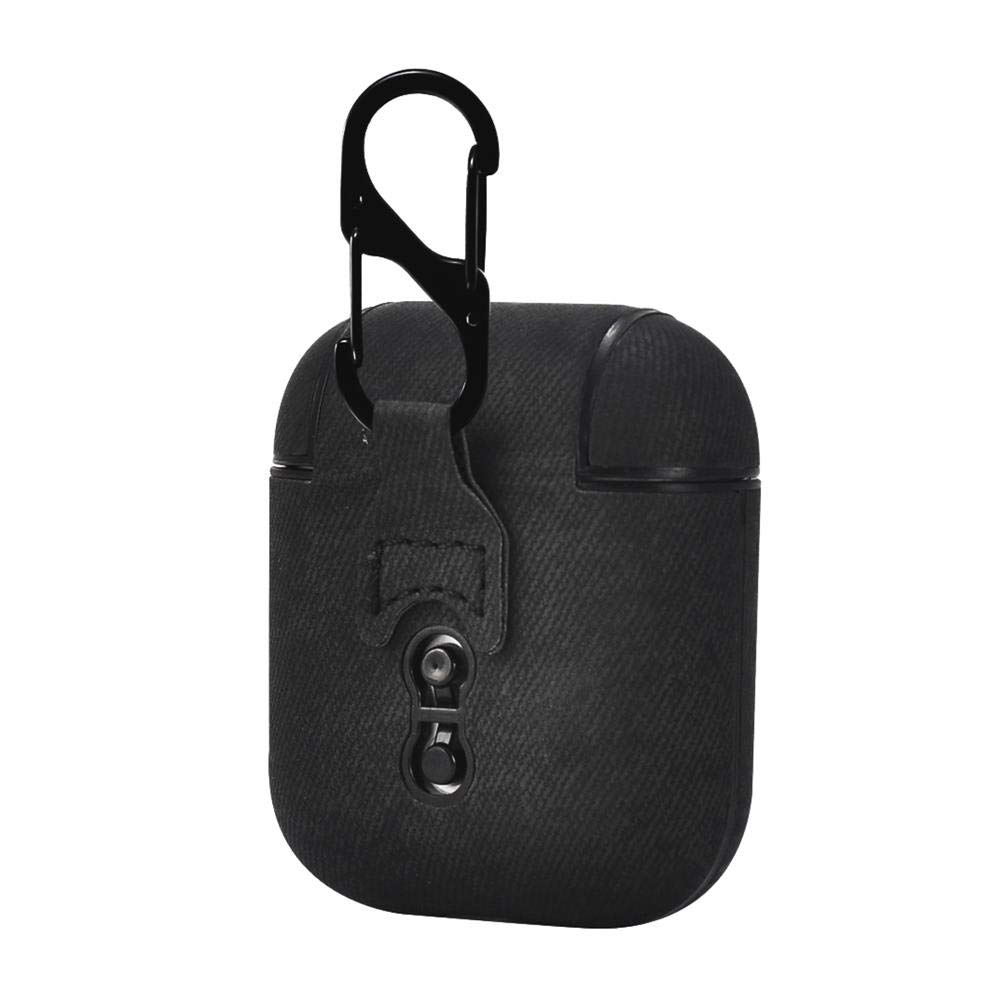 TERRATEC Air Box Fabric Black Case for Apple AirPods - Protective Cover for Travel, Work & Daily Use