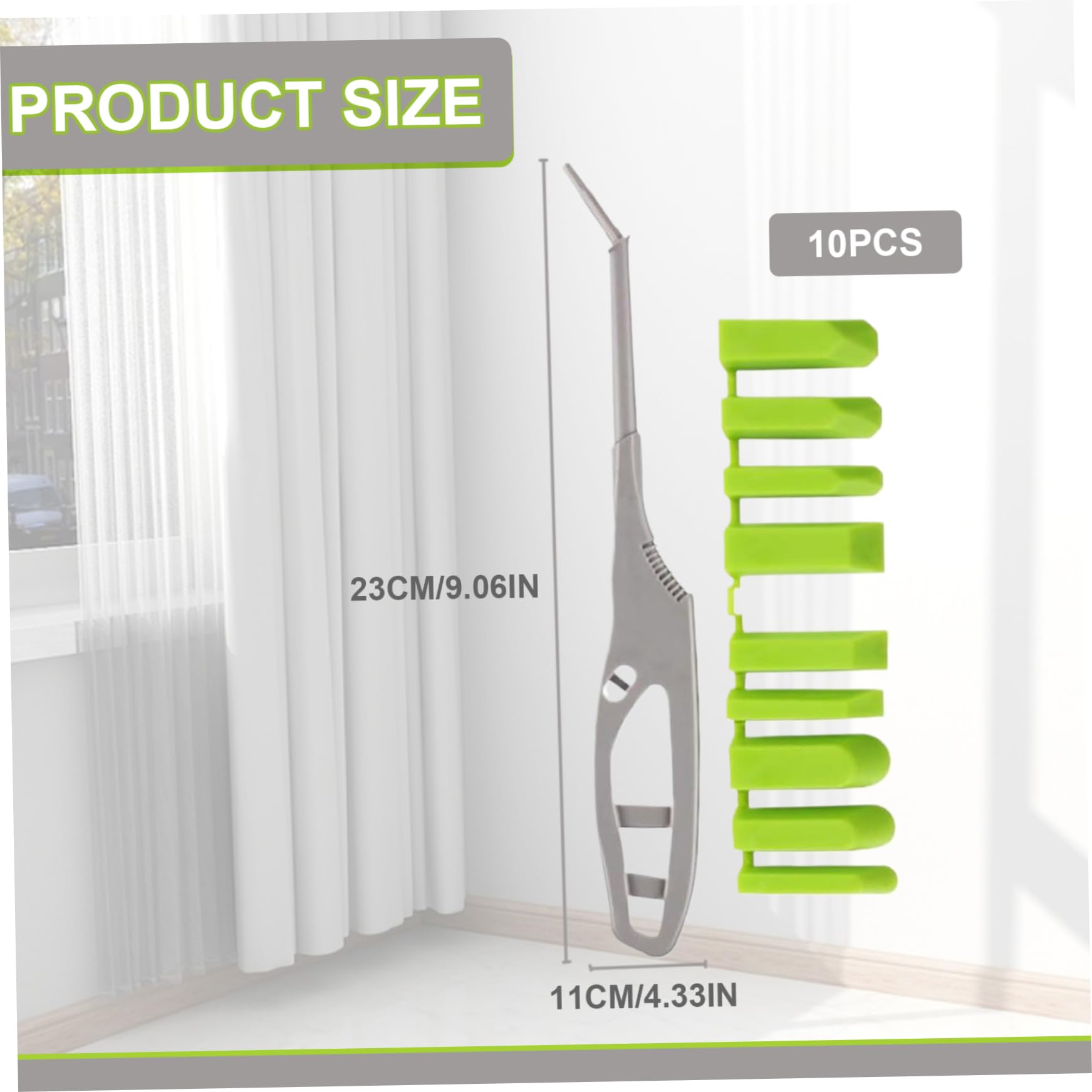 Anti-Slip Caulking Tool Kit with 9 Heads for Home Repairs & DIY Projects