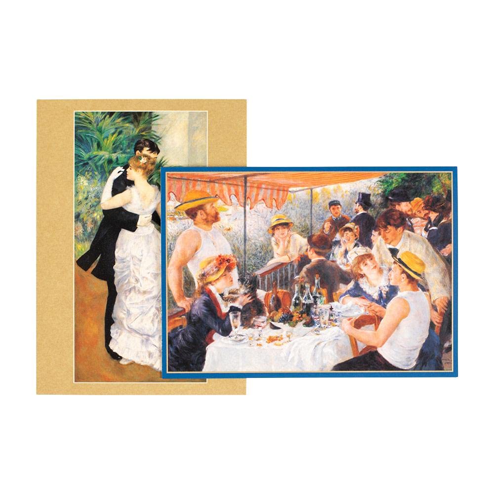 Caspari Renoir Boxed Note Cards - Set of 8 Multicolored Greeting Cards with Envelopes | Perfect for Thank You Notes, Birthday Wishes & Special Occasions
