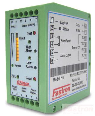 F923 DC Series Current Transducer with Adjustable Solid State Relay Alarm - High/Low Current Monitoring for Industrial Automation & Power Systems