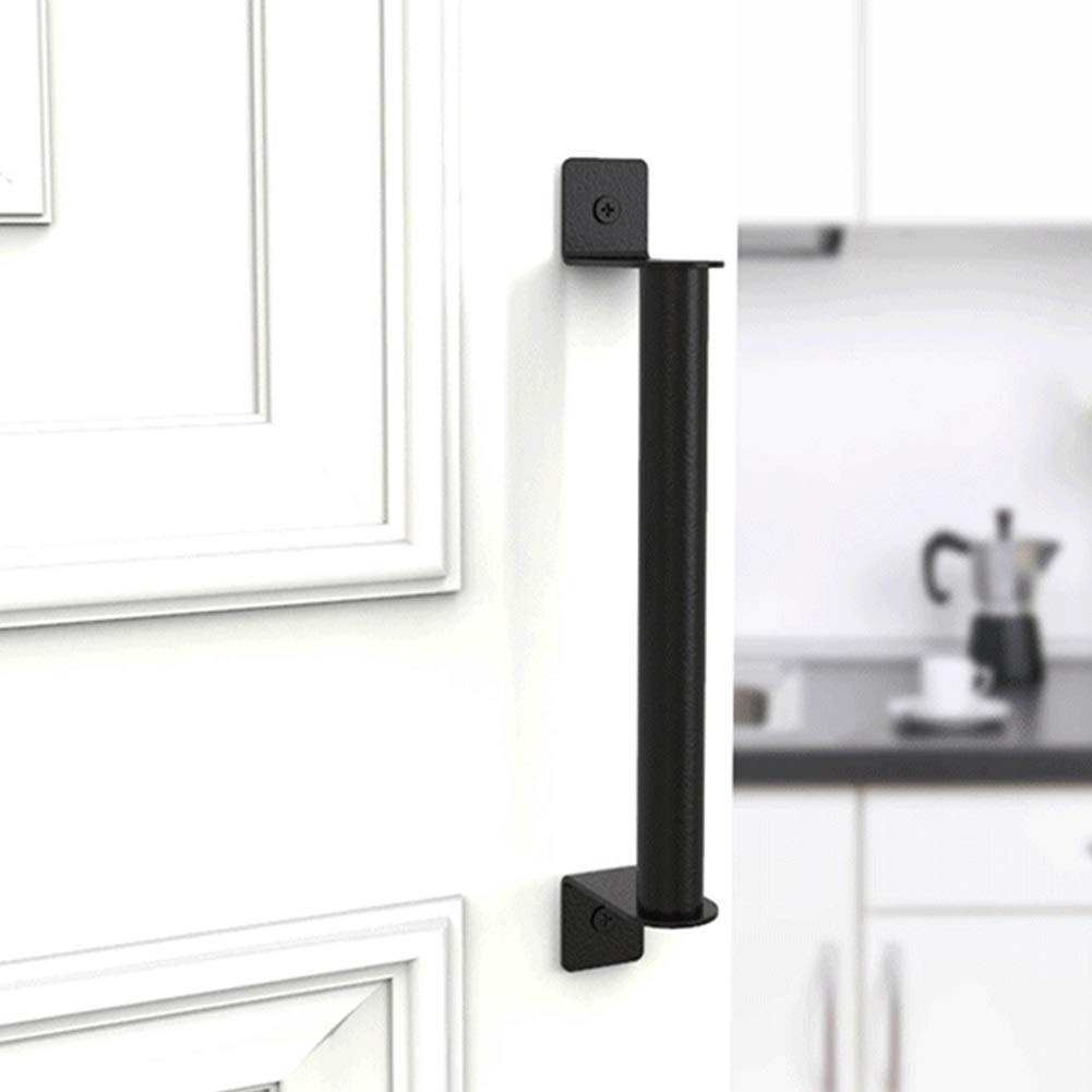 Heavy Duty Carbon Steel Sliding Barn Door Pull Handle - Gate Hardware for Garage, Closet, Home Drawer & Cabinet - Rust-Resistant Window & Door Handle for Modern Farmhouse Style (Perfect for DIY Home Improvement Projects)