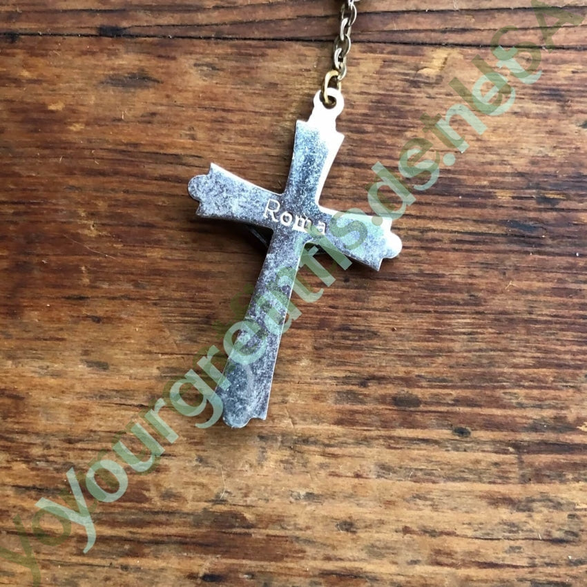 Vintage Catholic Rosary Necklace - Our Lady of Lourdes Milk Glass Beads, Religious Jewelry for Prayer & Devotion - Perfect for Gifts, Baptism, First Communion & Everyday Faith Wear