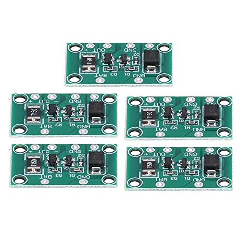 5Pcs Solar Charge Controller Boards for Solar Lights - Waterproof & Efficient Solar Panel Charging Module for Garden, Lawn, Wall & Landscape Lighting - Perfect for Outdoor Solar Ceramic Lamps, Pathway & Decorative Lighting