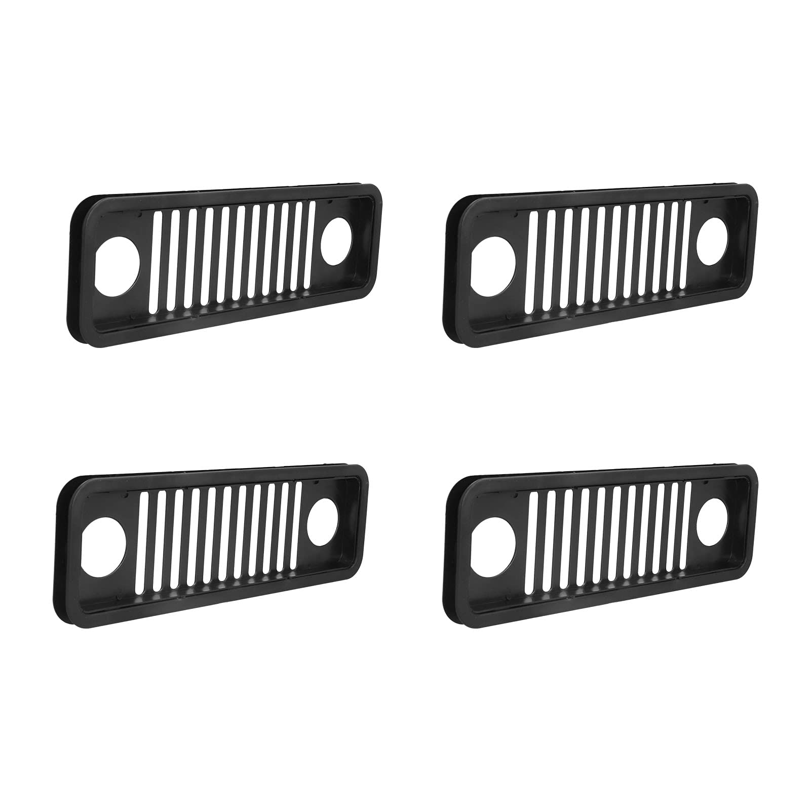 Computer Case Ventilation Grille with Cable Management Hole - Durable Black Mesh Panel for PC Cooling & Wire Organization | Perfect for Home Office & Gaming Setup