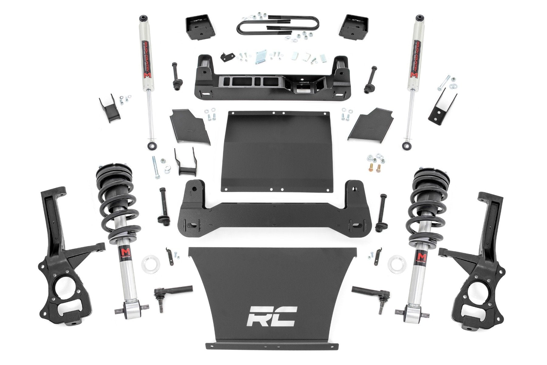 6 Inch Lift Kit for Chevy Silverado 1500 (2025) - Mono Leaf Rear Suspension & M1 Struts | Off-Road Upgrade | Truck Accessories | Perfect for Trail Riding & Heavy-Duty Towing