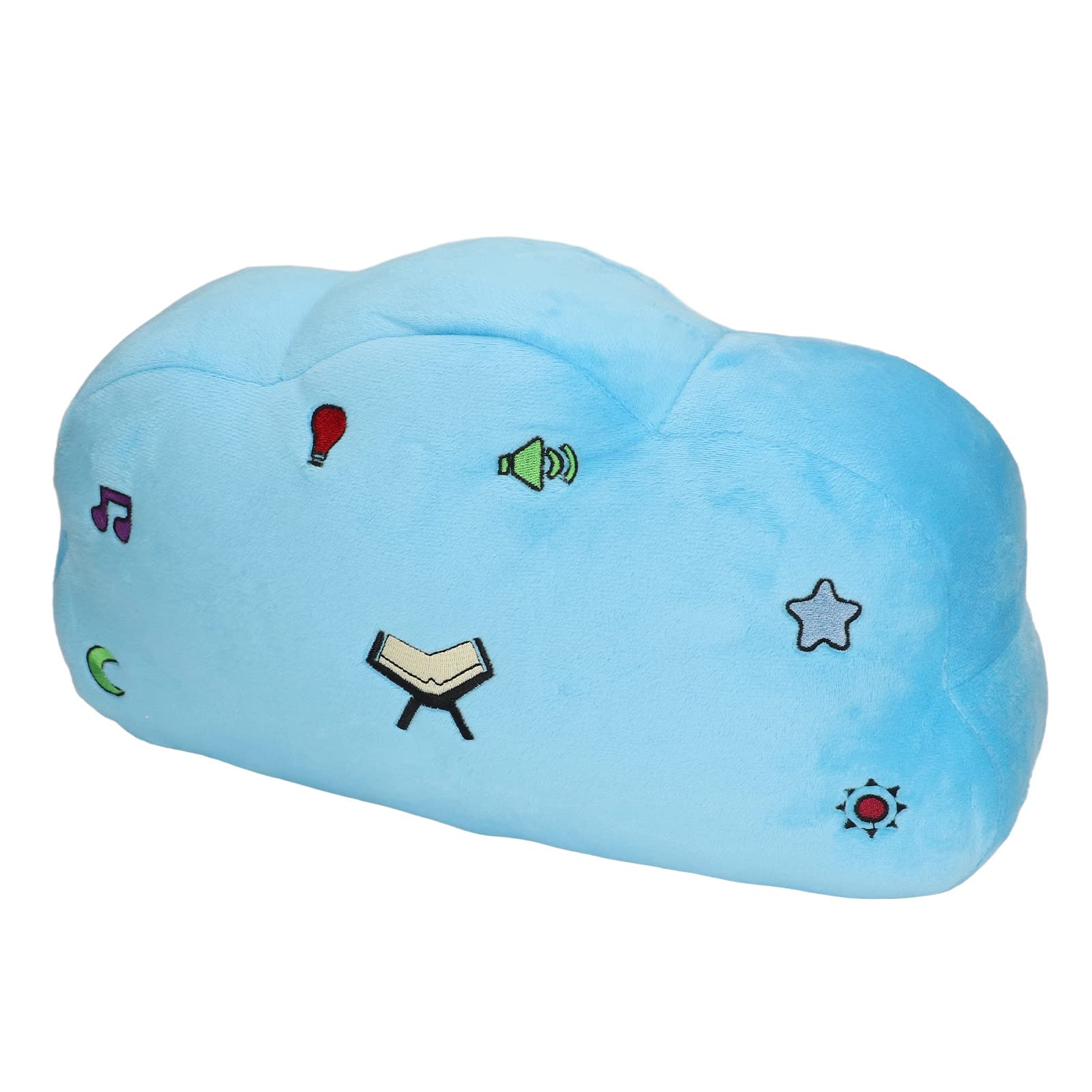 Jeanoko Kids Pillow - Cloud Shaped Quran Pillow with LED Light & Soothing Music for Children | Perfect for Bedtime, Nursery Decor & Islamic Gift Giving