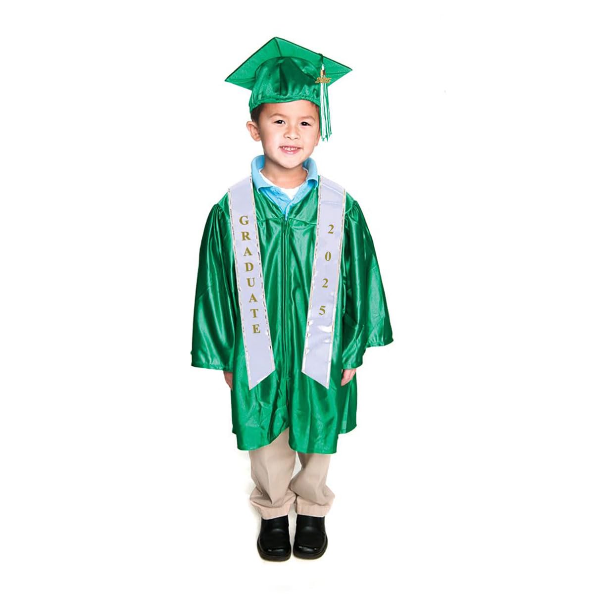 Premium Graduation Cap & Gown Set with Tassel, Sash, Class Ring & Diploma - Complete Graduation Outfit for High School & College Ceremonies, Perfect for Commencement Photos & Graduation Parties