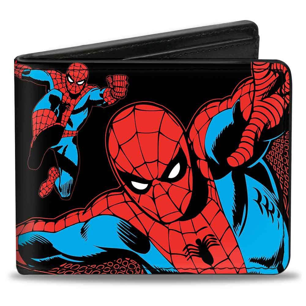 Spider-Man Bifold Wallet for Men - Slim Leather Wallet with Superhero Design - Perfect for Everyday Use, Gift Giving & Comic Book Fans