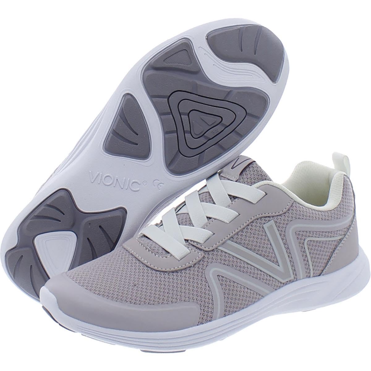 Vionic Shayna Women's Comfort Sneakers - Mist Purple, Size 9.5 Medium | Orthotic Support Walking Shoes for Women with Arch Support | Perfect for Work, Travel & Everyday Wear
