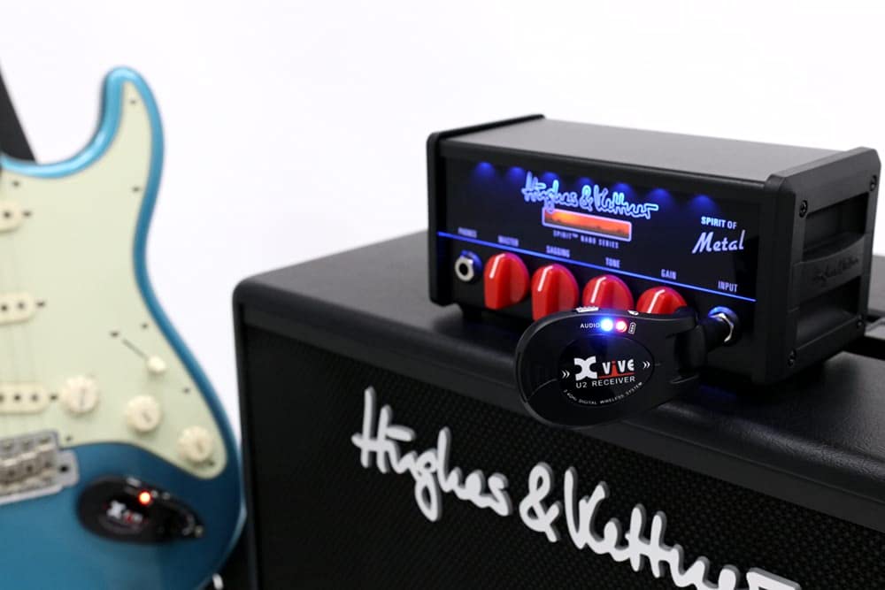 Xvive U2 Wireless Guitar System - Sunburst Finish | Reliable Wireless Audio Transmission for Guitarists | Perfect for Live Performances & Studio Recording