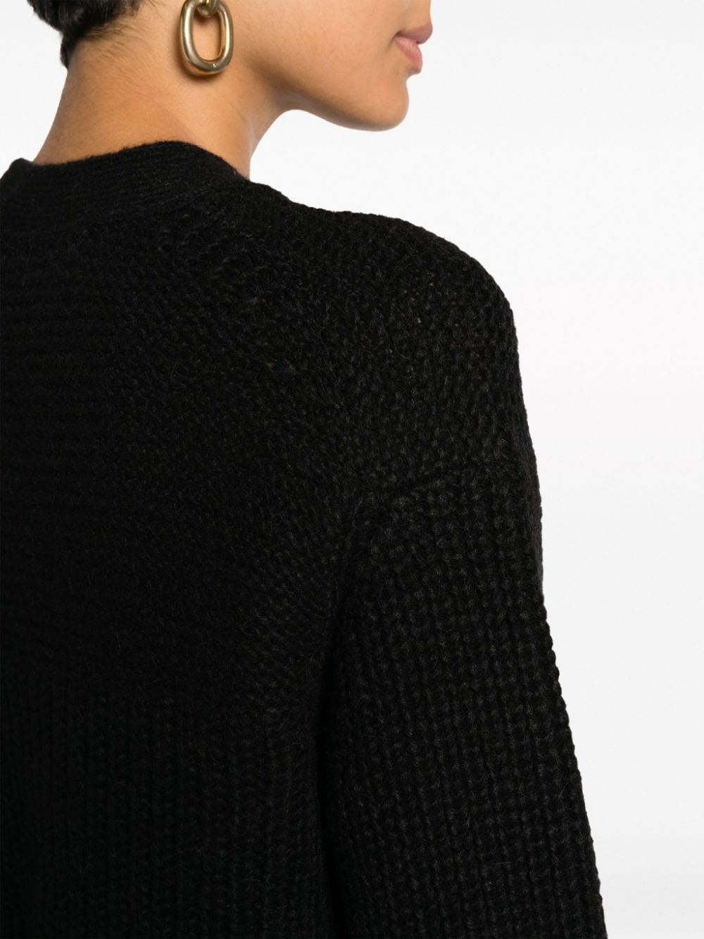 Black Closed Sweaters for Women - Cozy Winter Pullovers for Casual Wear & Office Outfits