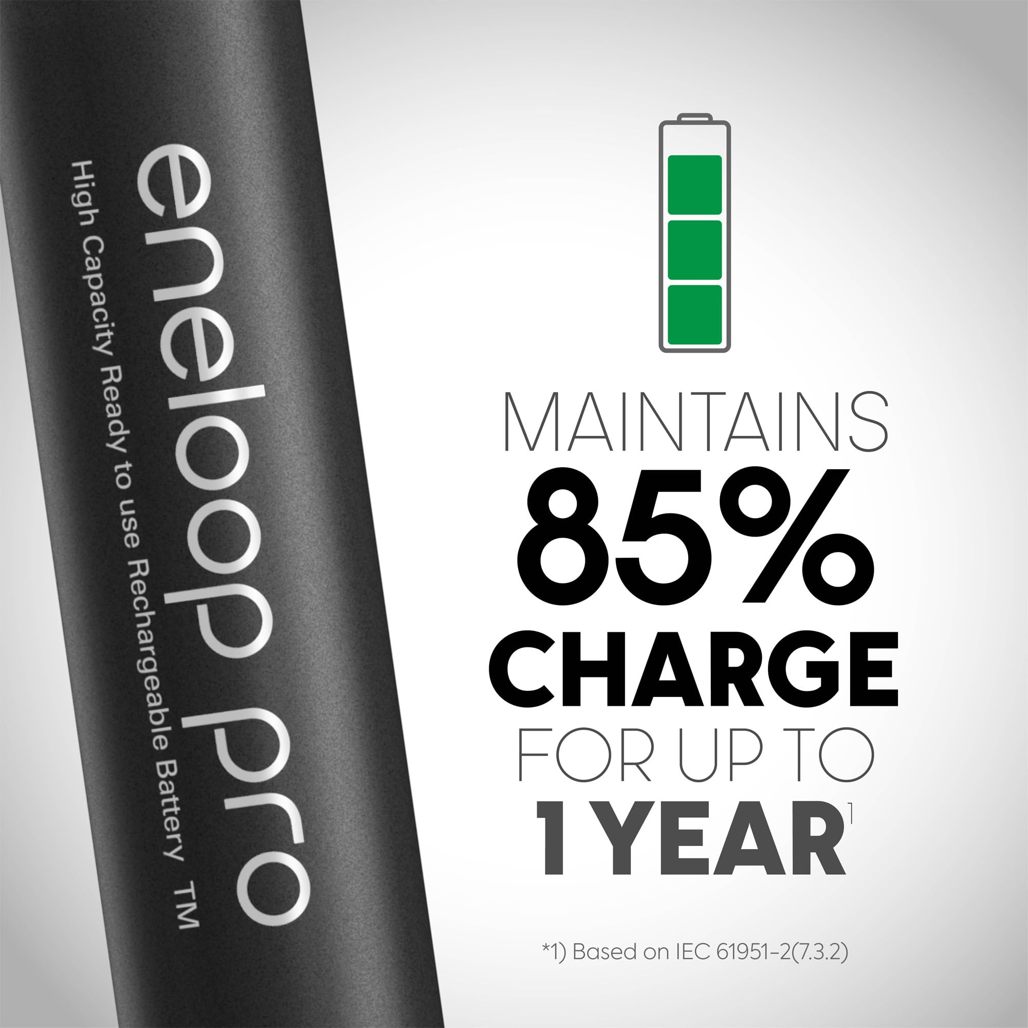 Panasonic eneloop pro High Capacity Rechargeable AA & AAA Batteries (6AA + 6AAA) with 4-Hour Quick Charger & Storage Case - Perfect for Cameras, Gaming Controllers, and Smart Home Devices