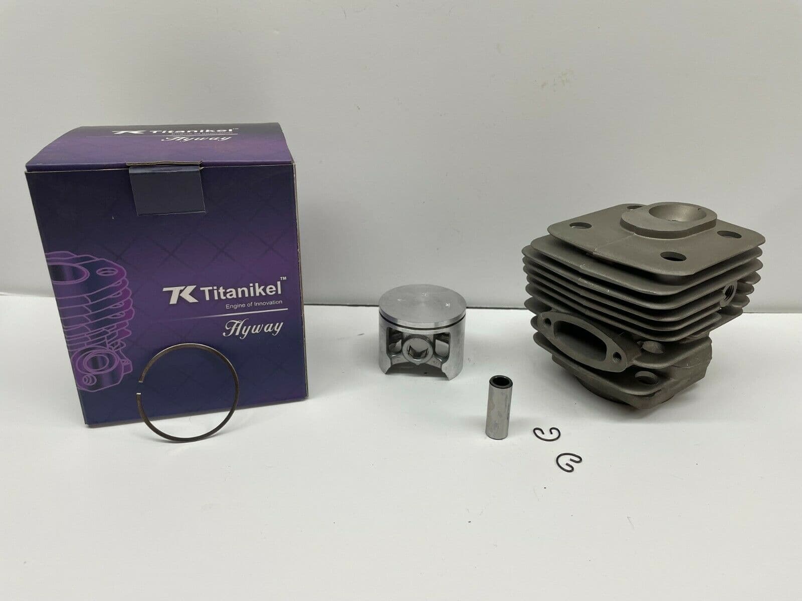 Hyway Cylinder Kit Titanikel for Husqvarna 288 Chainsaw - 54mm Piston (503 90 74 71) - Compatible with Wagners - High Performance Replacement Part for Forestry & Professional Logging Work