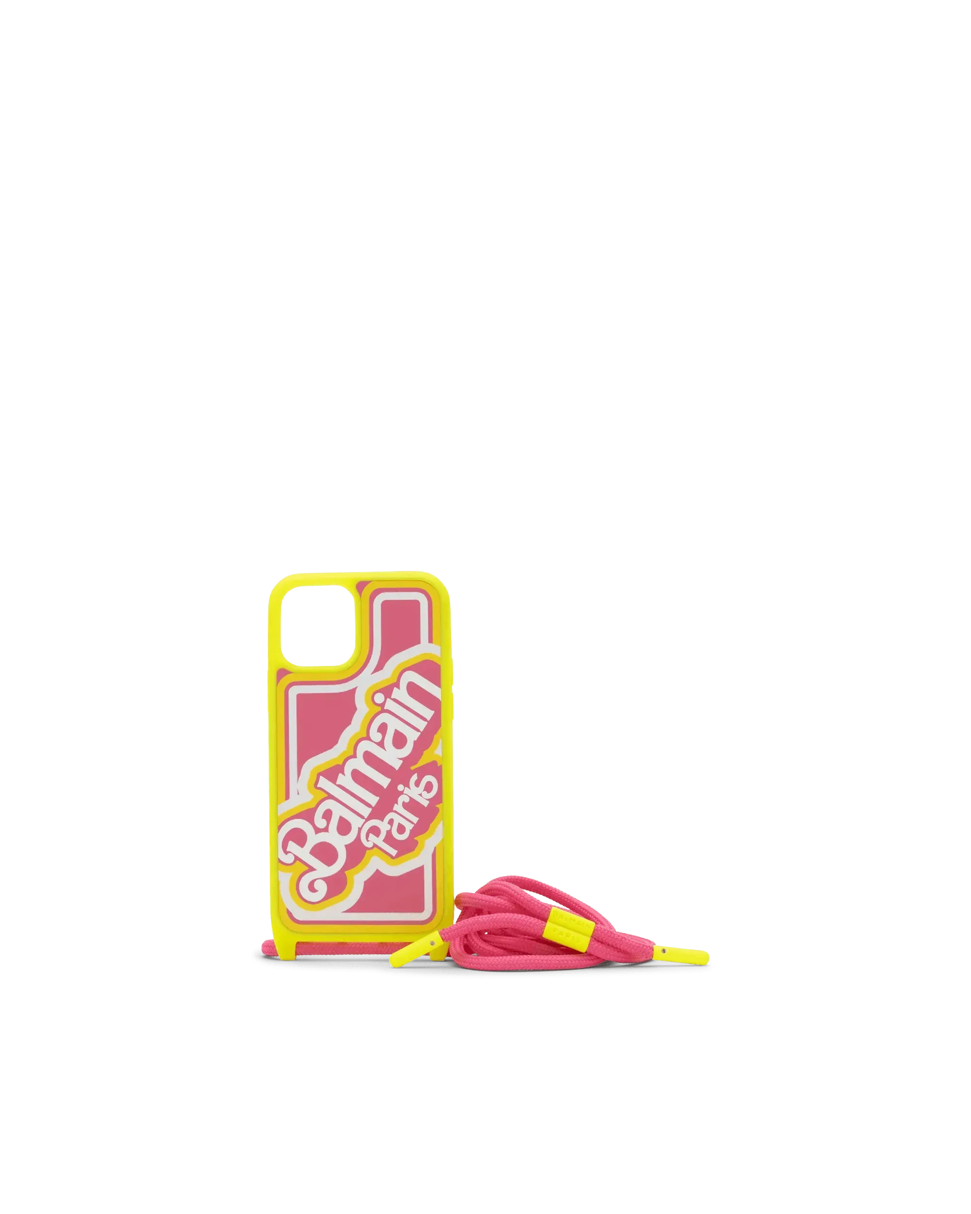 Balmain X Barbie Designer iPhone 13 Case - Luxury Fashion Phone Cover for Women | Perfect for Parties, Travel & Everyday Use