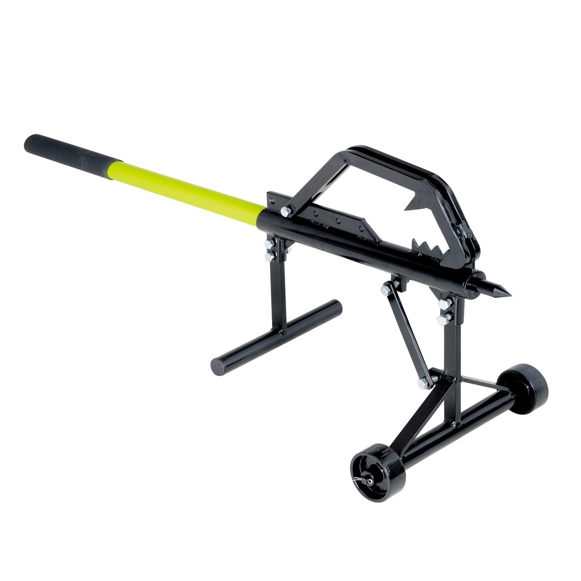 Timber Tuff TMB-75ATJ Deluxe Adjustable Timberjack with Fiberglass Handle - Perfect for Log Splitting, Firewood Processing & Forestry Work