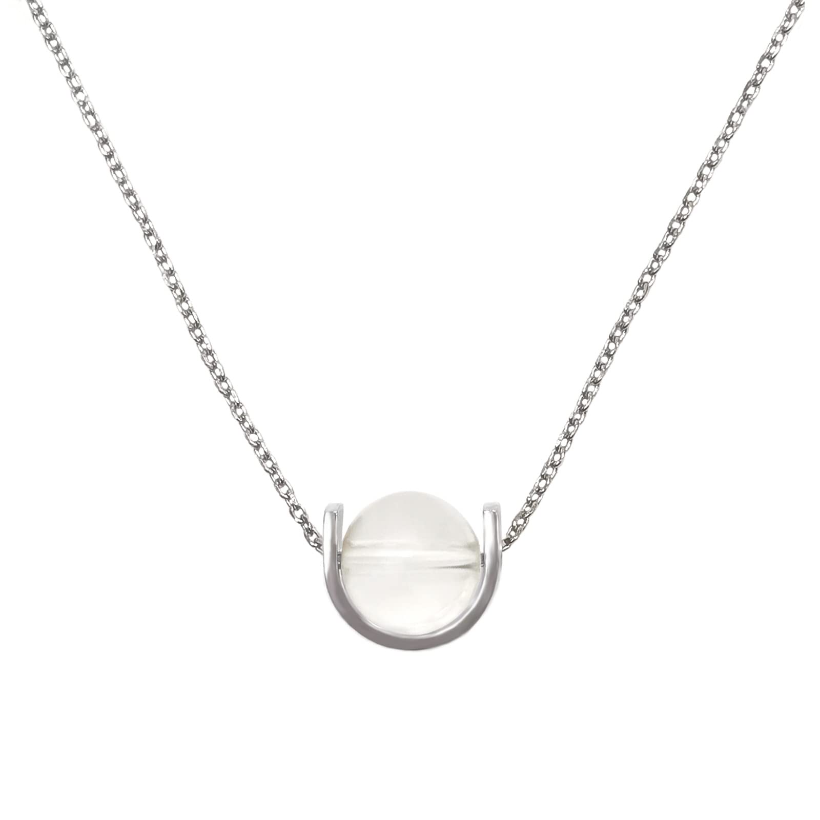 Morchic 925 Sterling Silver Necklace with Zodiac Gemstone Charms - Personalized Birthstone Jewelry for Women | Perfect Birthday Gift, Anniversary Present & Everyday Elegance