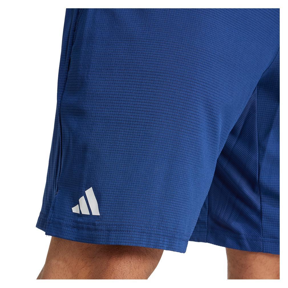 Men's 7 Inch Ergonomic Tennis Shorts - Breathable Quick-Dry Athletic Shorts for Tennis, Running & Gym Workouts - Dark Blue Performance Apparel